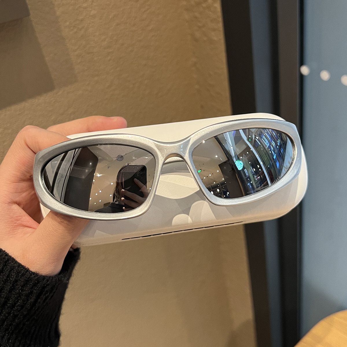 Electric Visual Modern Street ins style custom avant-garde sunglasses Size ONE SIZE - 4 Thumbnail