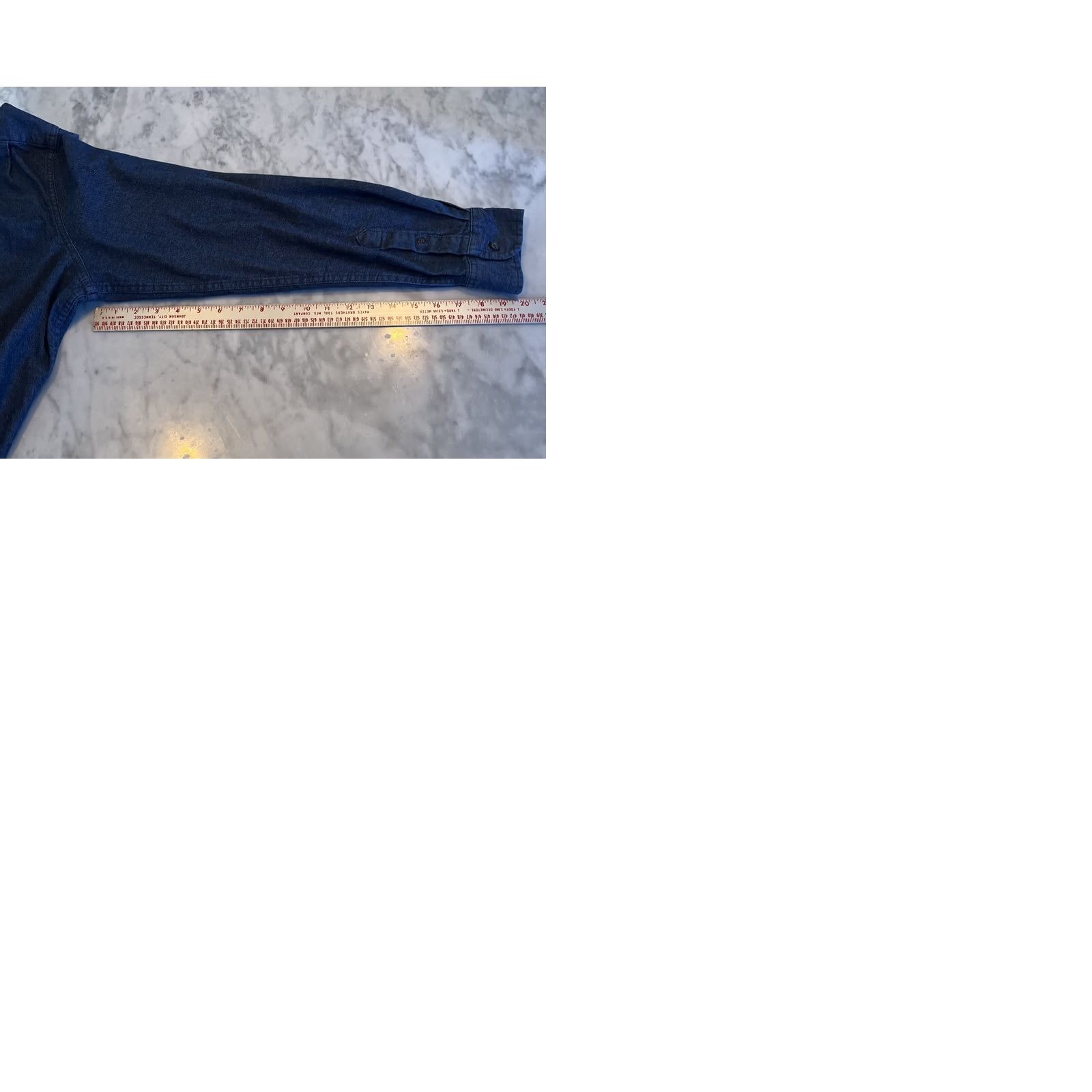 Wrangler Wrangler Shirt Mens 2XL Button-Up Denim Long Sleeve Blue Western Comfort Flex For Comfort Size US XXL / EU 58 / 5 - 9 Thumbnail