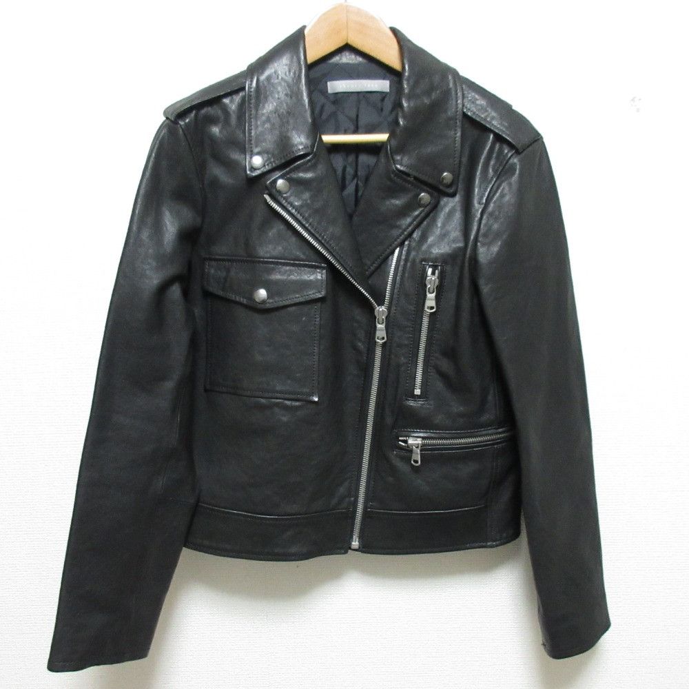 Theory Theory theory luxe HARL LEATHER SONNY Leather Double Riders Jacket Leather Outerwear DUTY FREE for USA Size ONE SIZE - 1 Thumbnail