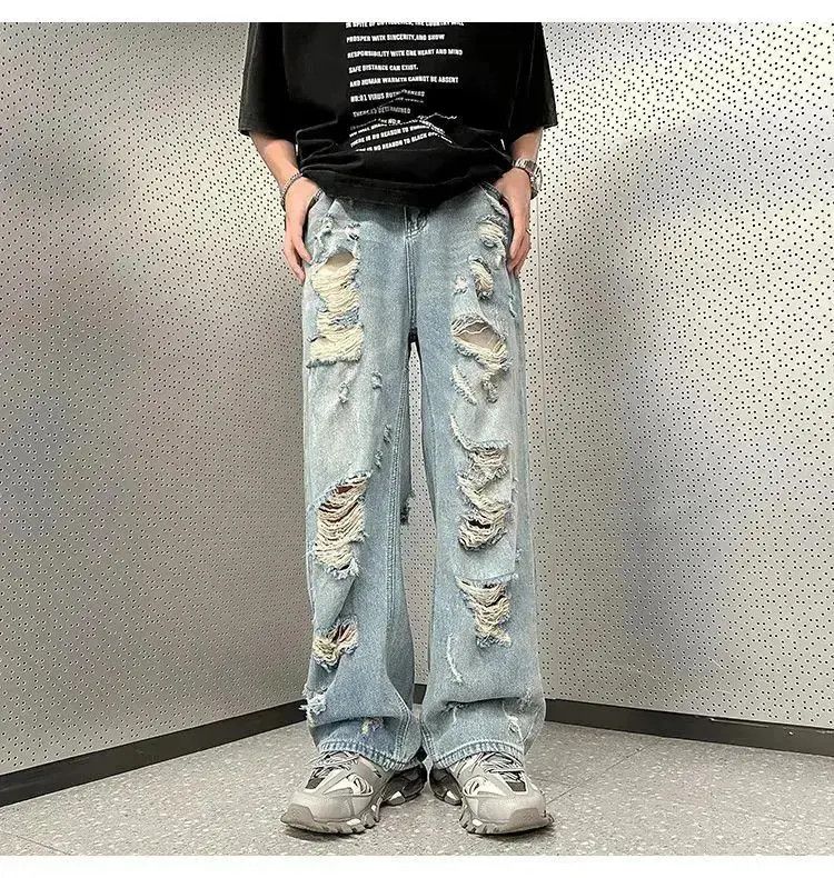 Japanese Brand High Street Ripped Jeans Size US 32 / EU 48 - 6 Thumbnail