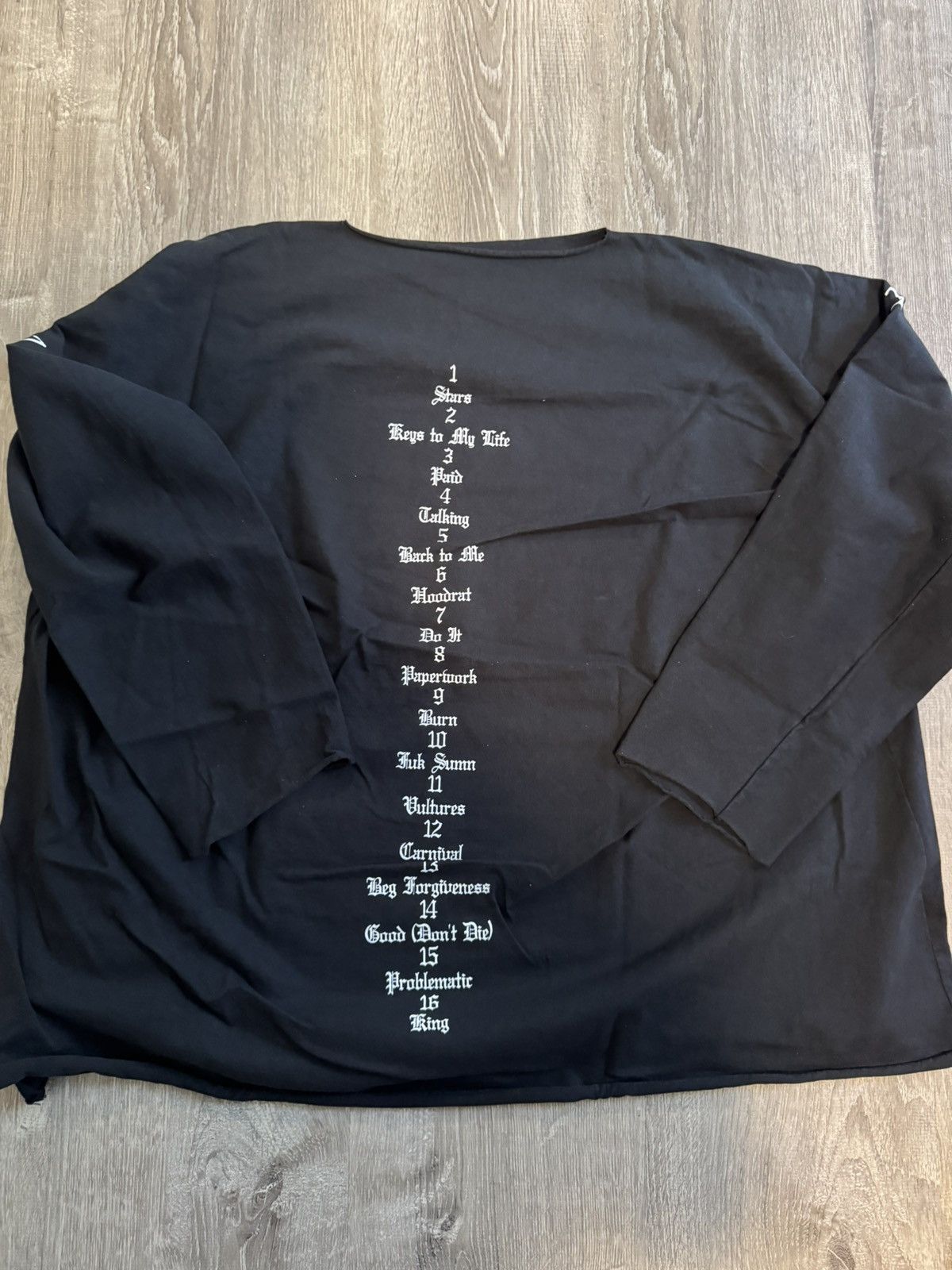 Kanye West YZY Gosha Vultures Long T Size US XL / EU 56 / 4 - 3 Thumbnail
