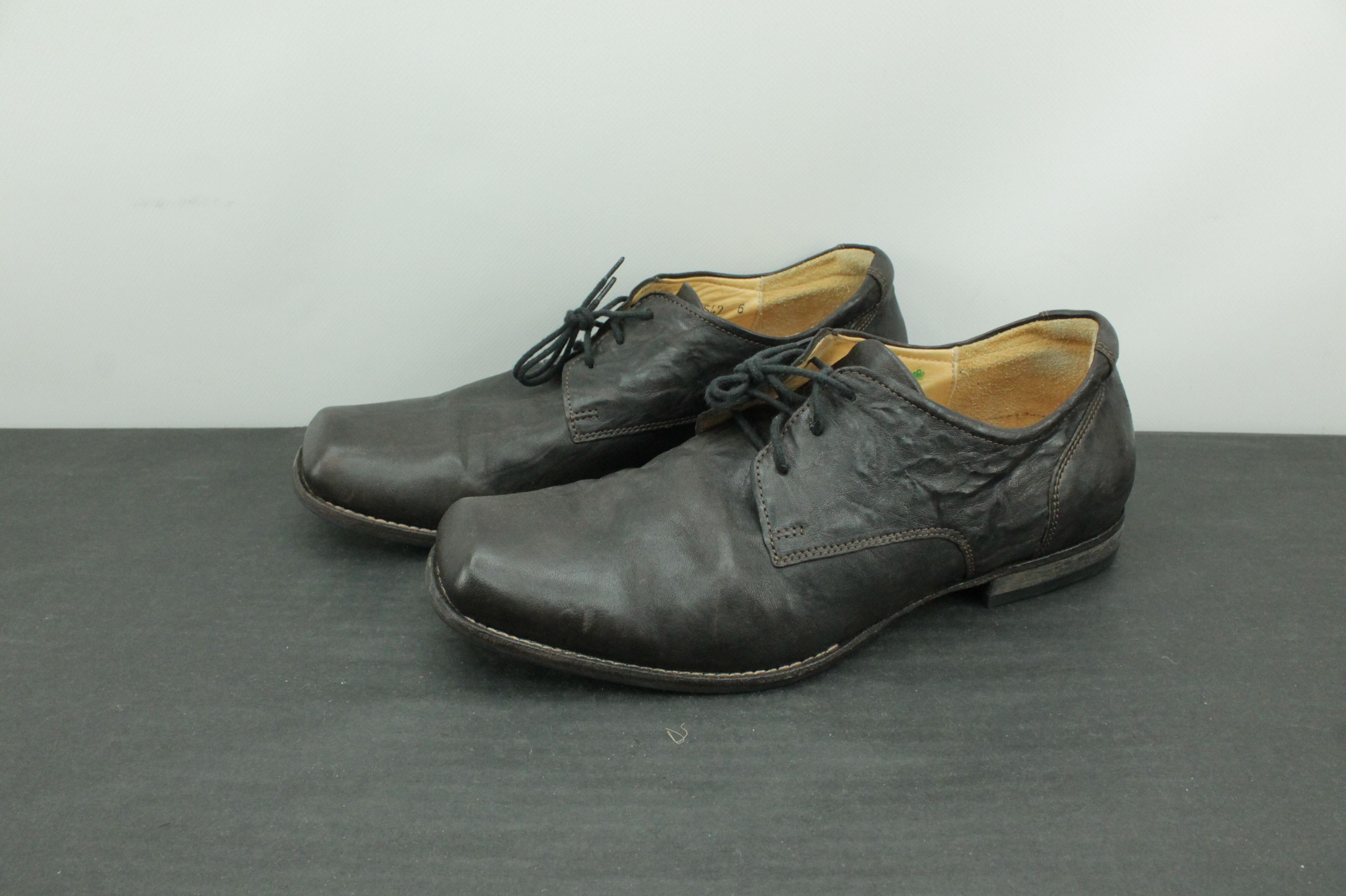 Other Think! GURU Brown Leather Lace Up Shoes Size US 8.5 / EU 41-42 - 4 Thumbnail