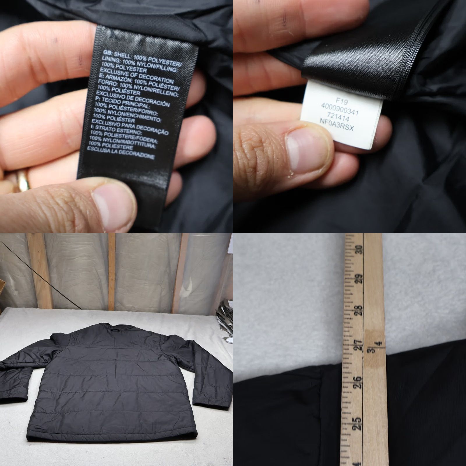 The North Face North Face Jacket Mens Large Black Full Zip Light Pack Quilted Puffer Outdoor Size US L / EU 52-54 / 3 - 8 Thumbnail
