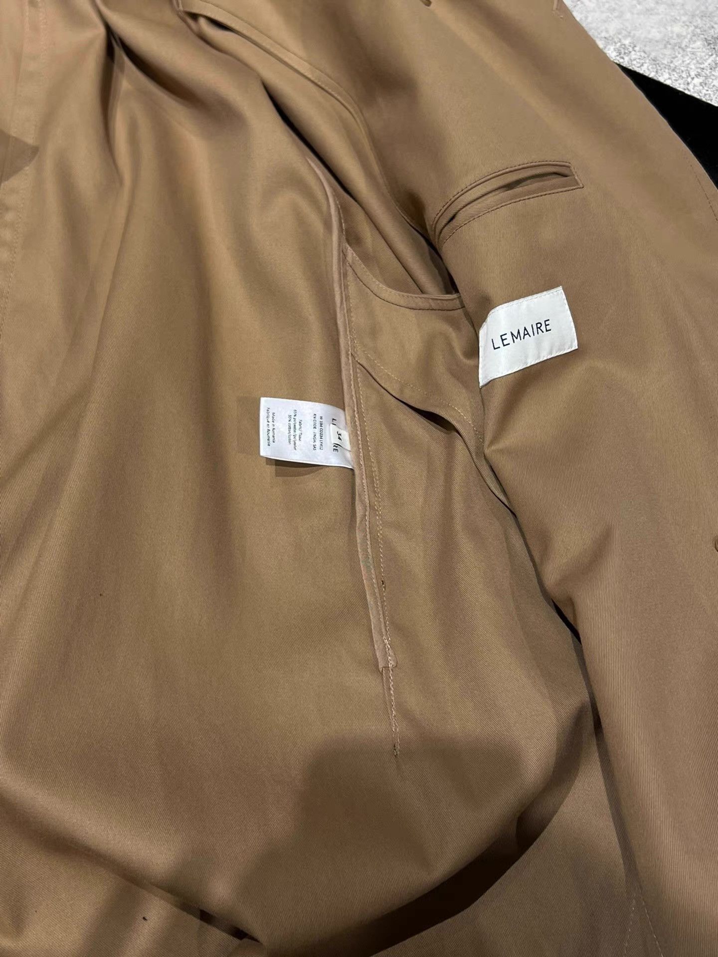 Lemaire Lemaire 19AW Runway Trench Cape Q13 Size US M / EU 48-50 / 2 - 2 Thumbnail