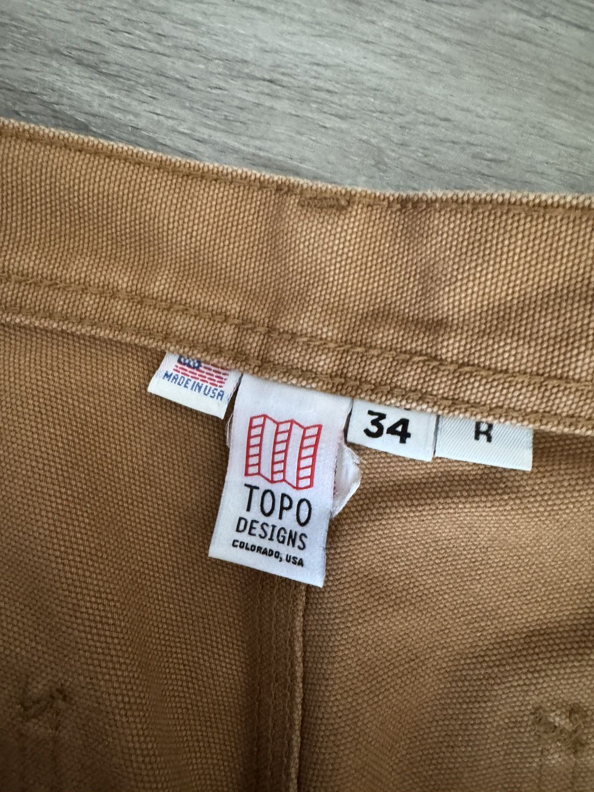 Topo Designs Cropped Topo Designs Duck Canvas Pants Size US 34 / EU 50 - 5 Thumbnail