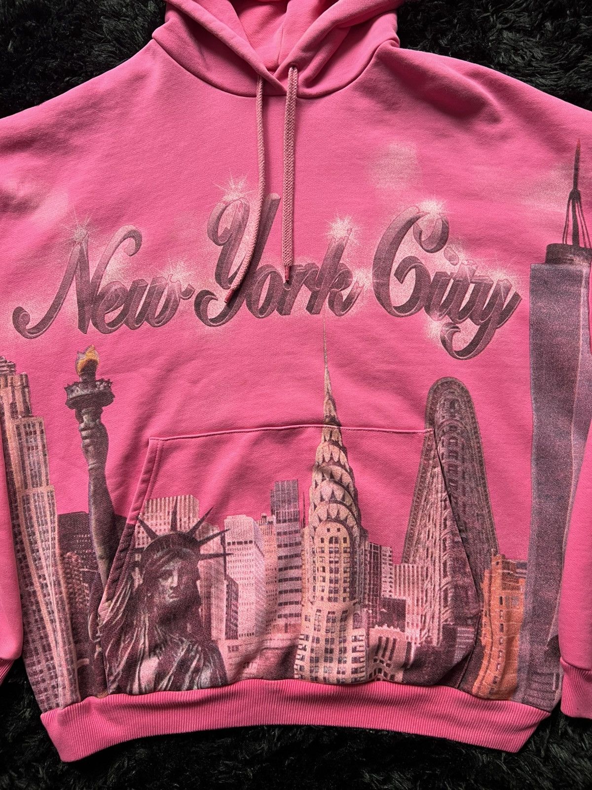 Balenciaga New York City Airbrush hoodie Resort 2018 Size US XL / EU 56 / 4 - 2 Thumbnail