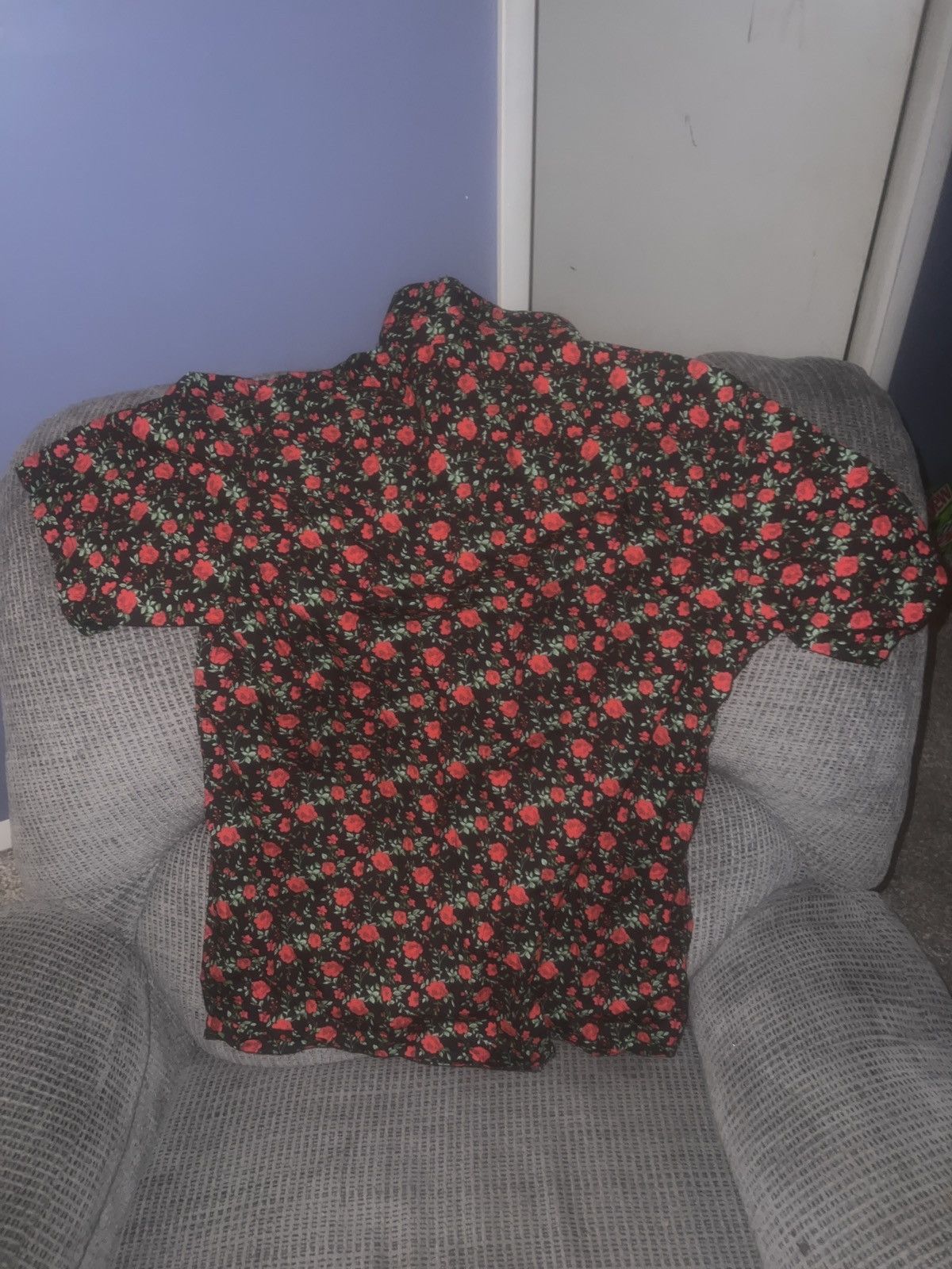 Empyre Empyre Roses All-Over Button-Up Tee Size US XL / EU 56 / 4 - 5 Thumbnail