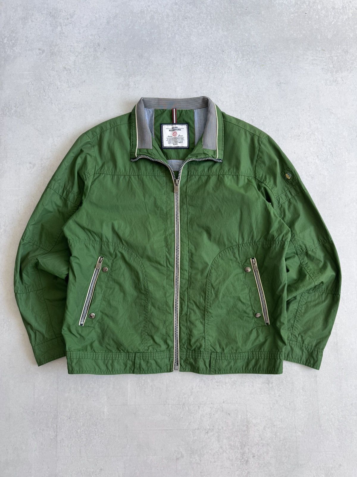 Milestone Vintage Milestone Mens Nylon Zip Truck Jacket Classic Outfit Size US XL / EU 56 / 4 - 1 Thumbnail