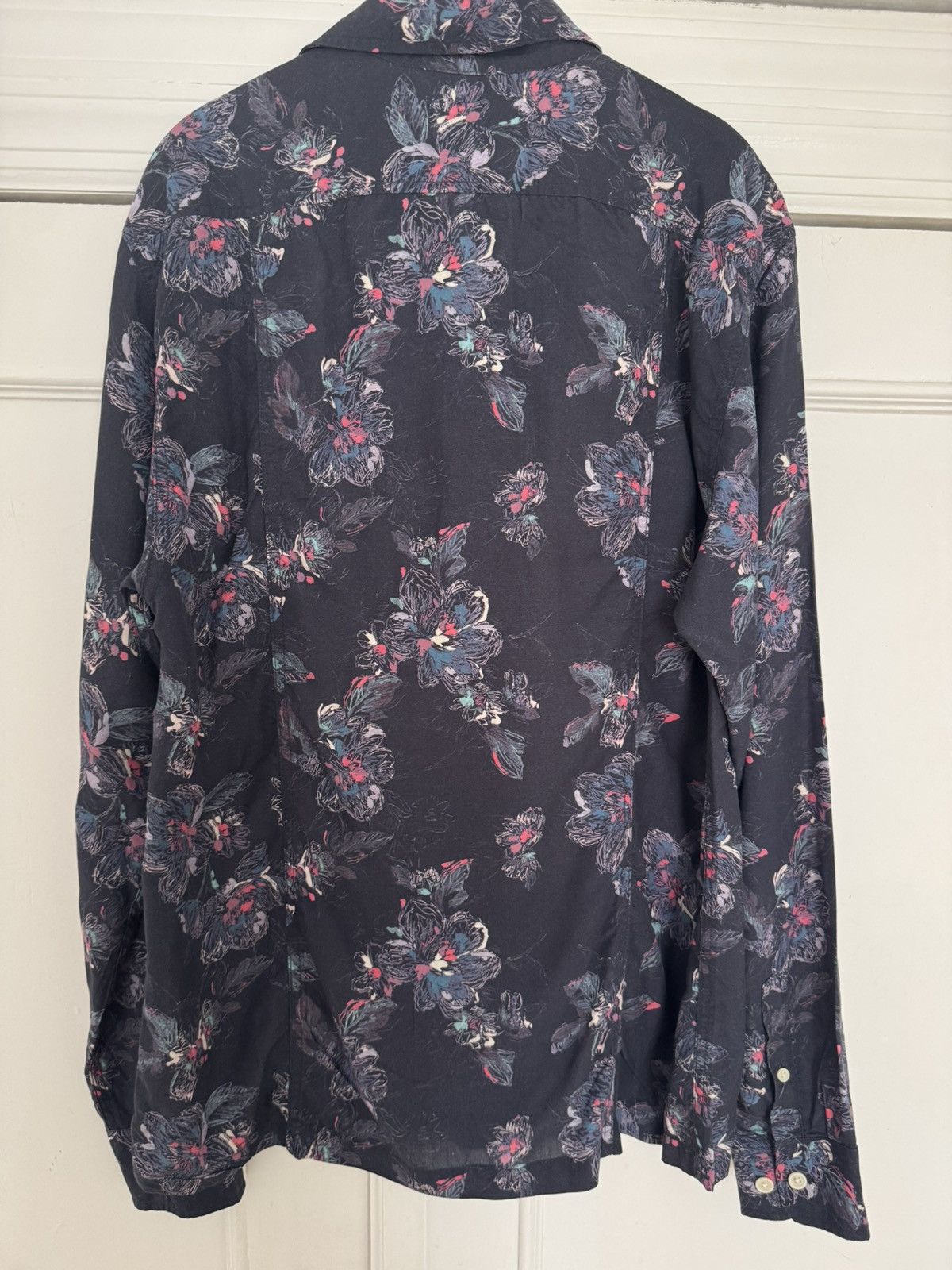Corridor Corridor Novella Floral Print Long Sleeve Navy Lyocell Size US XS / EU 42 / 0 - 6 Thumbnail