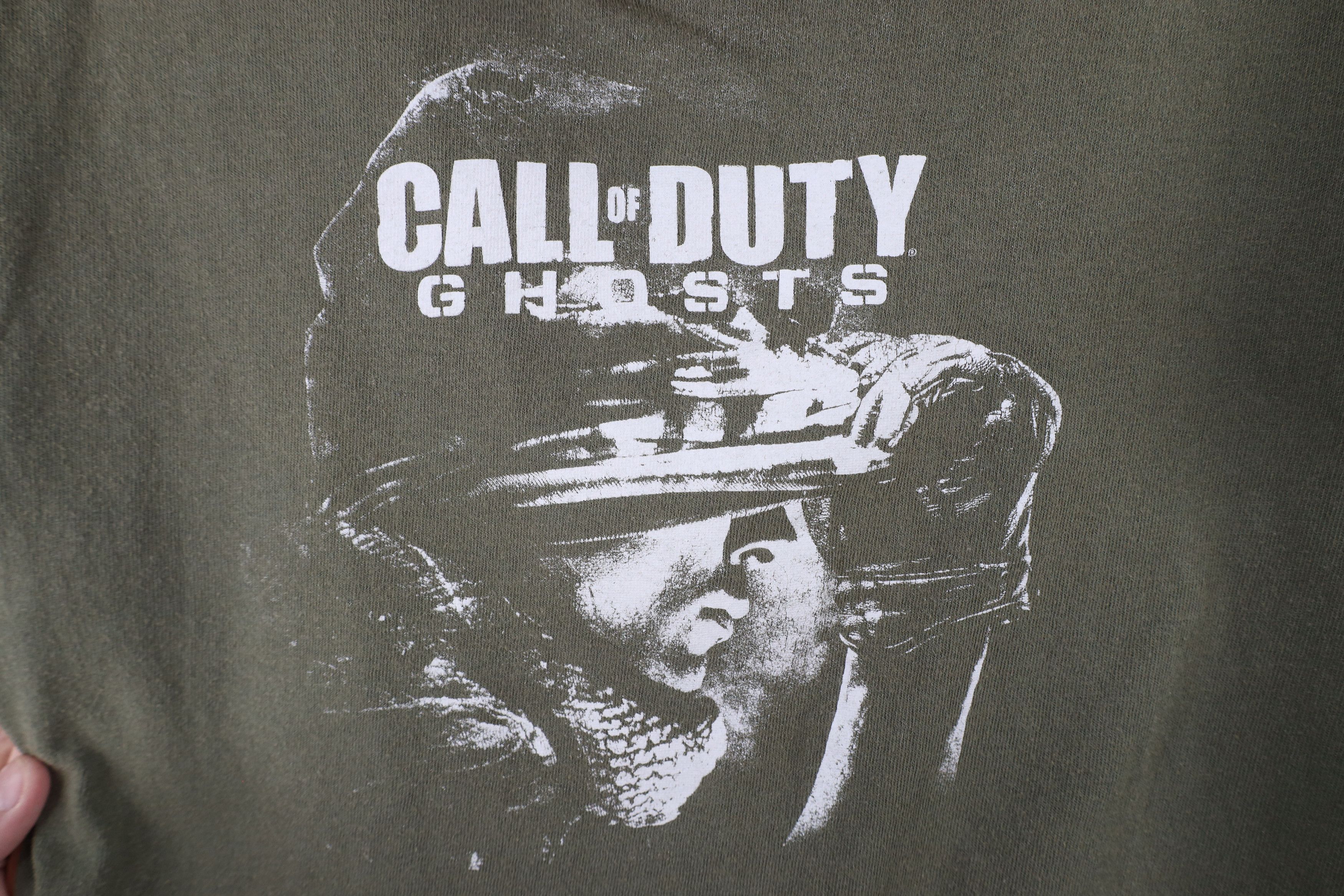 Vintage Vintage Y2K Call of Duty Ghosts Game Gamer T-Shirt Army Size US M / EU 48-50 / 2 - 4 Thumbnail