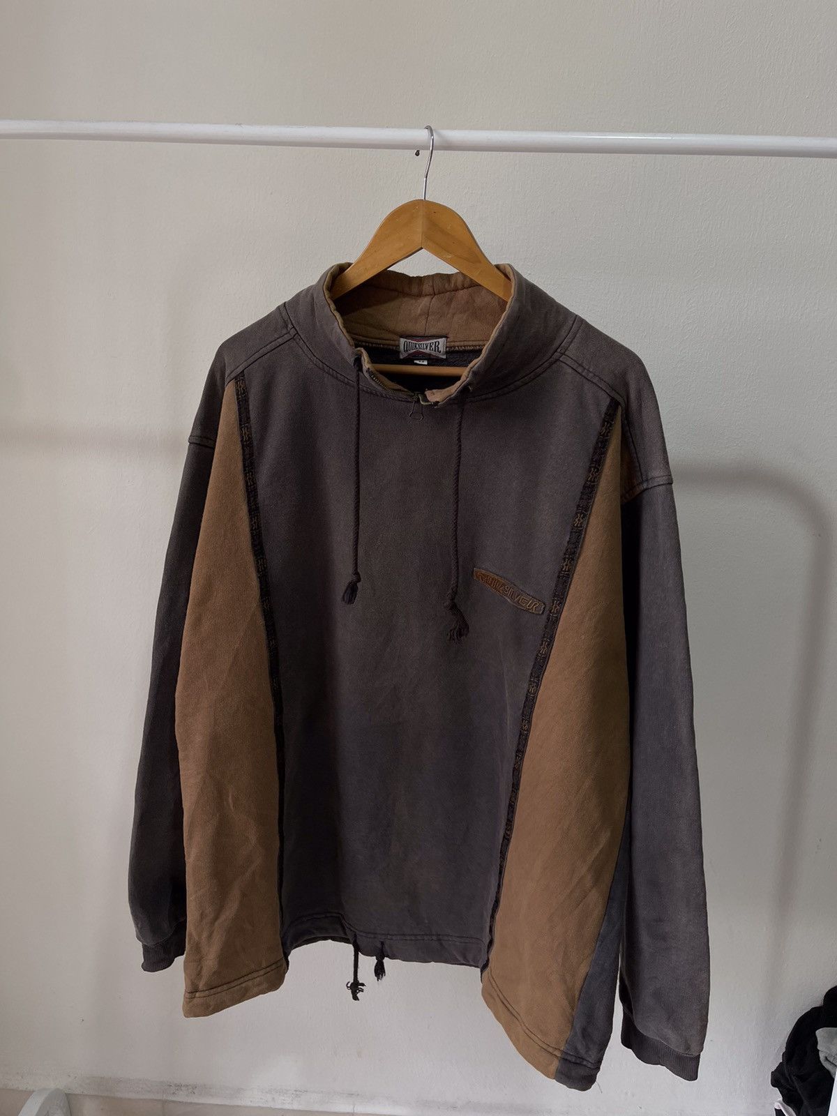 Quiksilver × Vintage 80s Quiksilver Faded Sweatshirt Size US XL / EU 56 / 4 - 5 Thumbnail