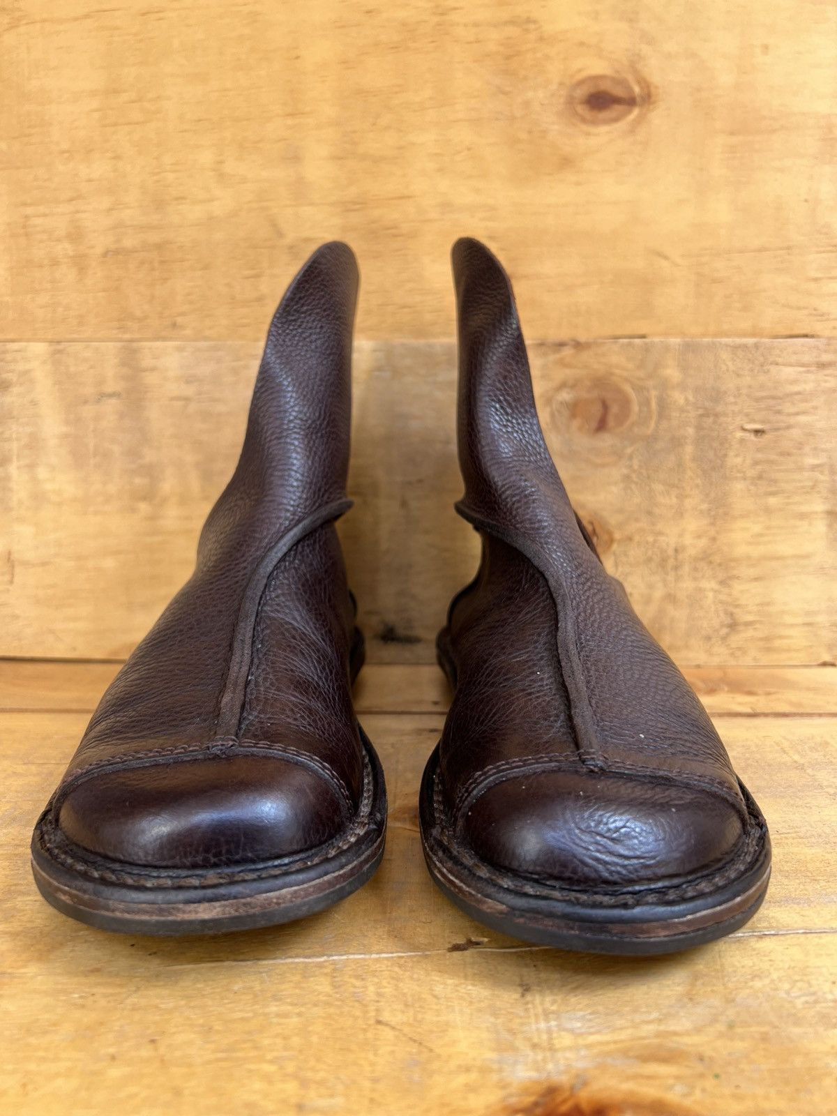Trippen Trippen Leather Women's Brown Flat Shoes Size EU 38 / US 7 Size US 8 / IT 38 - 5 Thumbnail