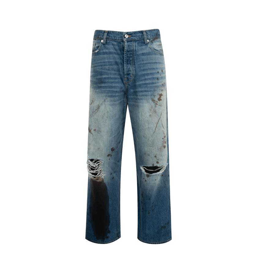 Nahmias o1h1sh11224 Wide Jeans in Light Wash Size US 32 / EU 48 - 1 Thumbnail