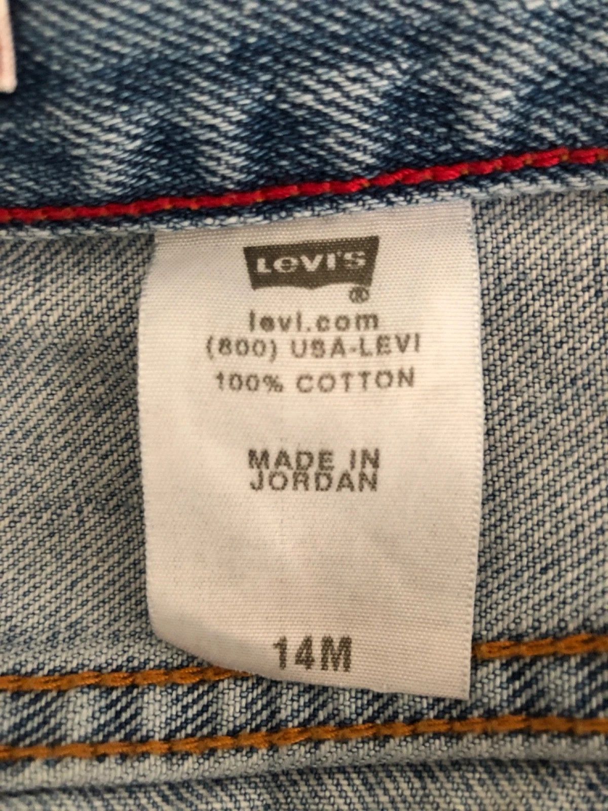 Levi's Vintage Clothing Levis Jeans 14 Blue Vintage 550 Tapered Relaxed Fit Casual Size 36" / US 14 / IT 50 - 8 Thumbnail