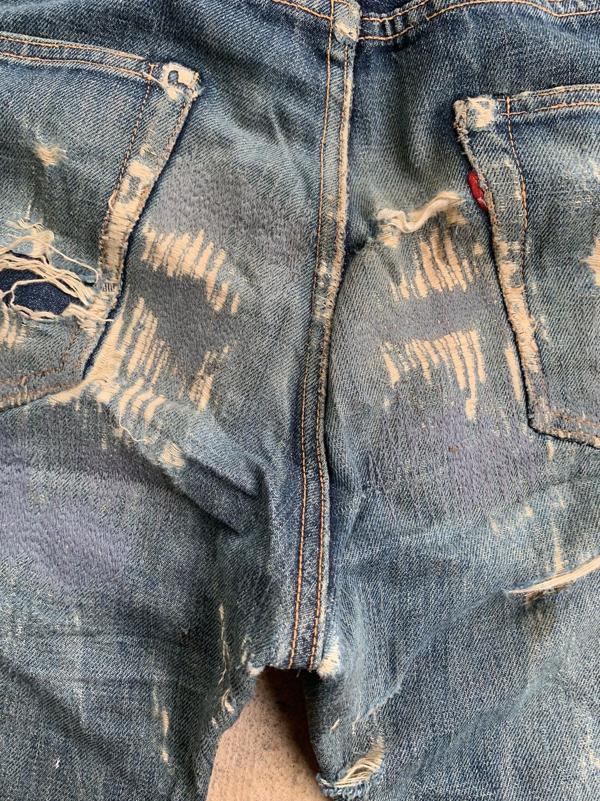Japanese Brand × Vintage Vintage Go West Yellow divsion Selvedge distressed denim Size US 30 / EU 46 - 20 Thumbnail