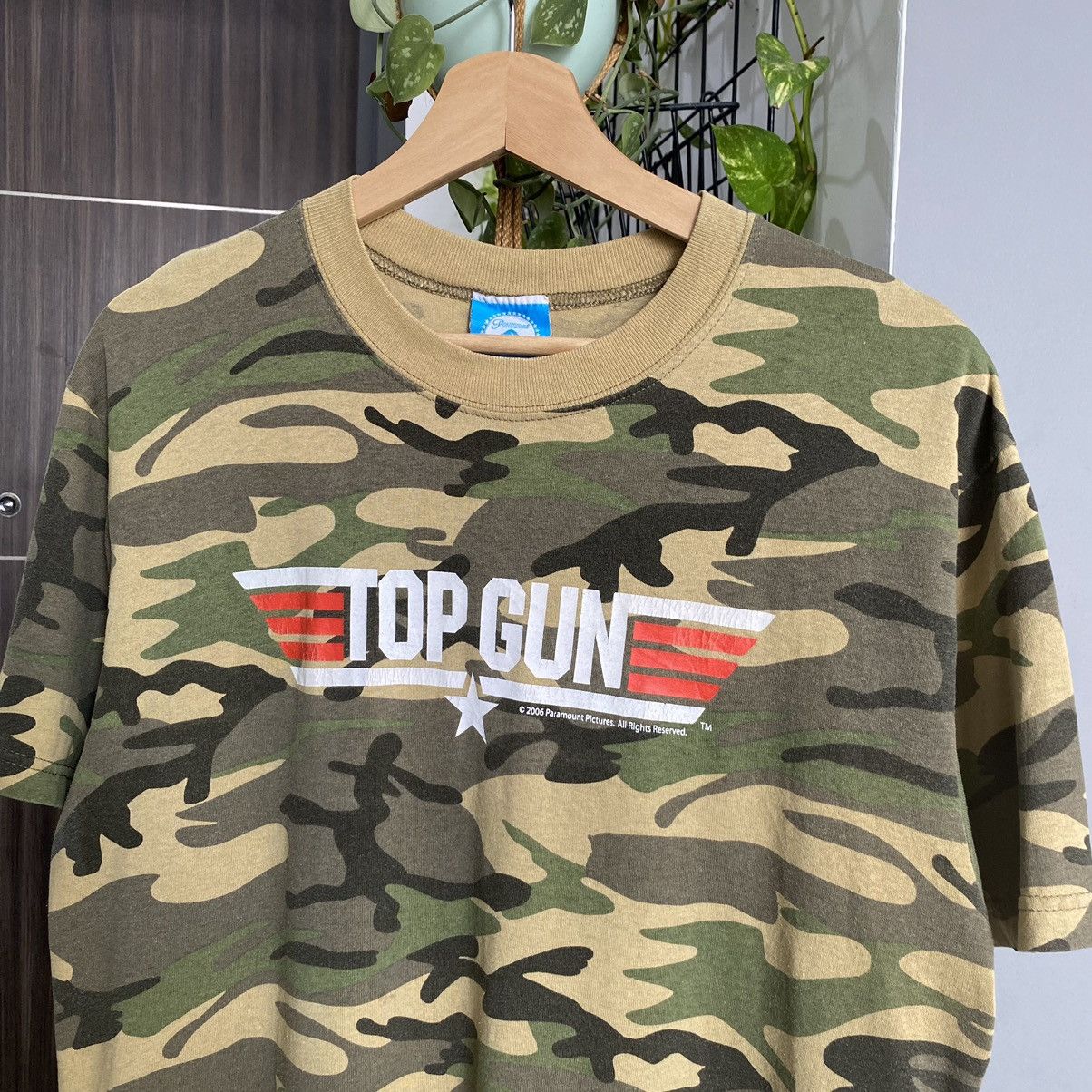 Giant Vintage Y2K Top Gun Paramount Pictures Movie ERD GRUNGE TEE Size US L / EU 52-54 / 3 - 3 Thumbnail