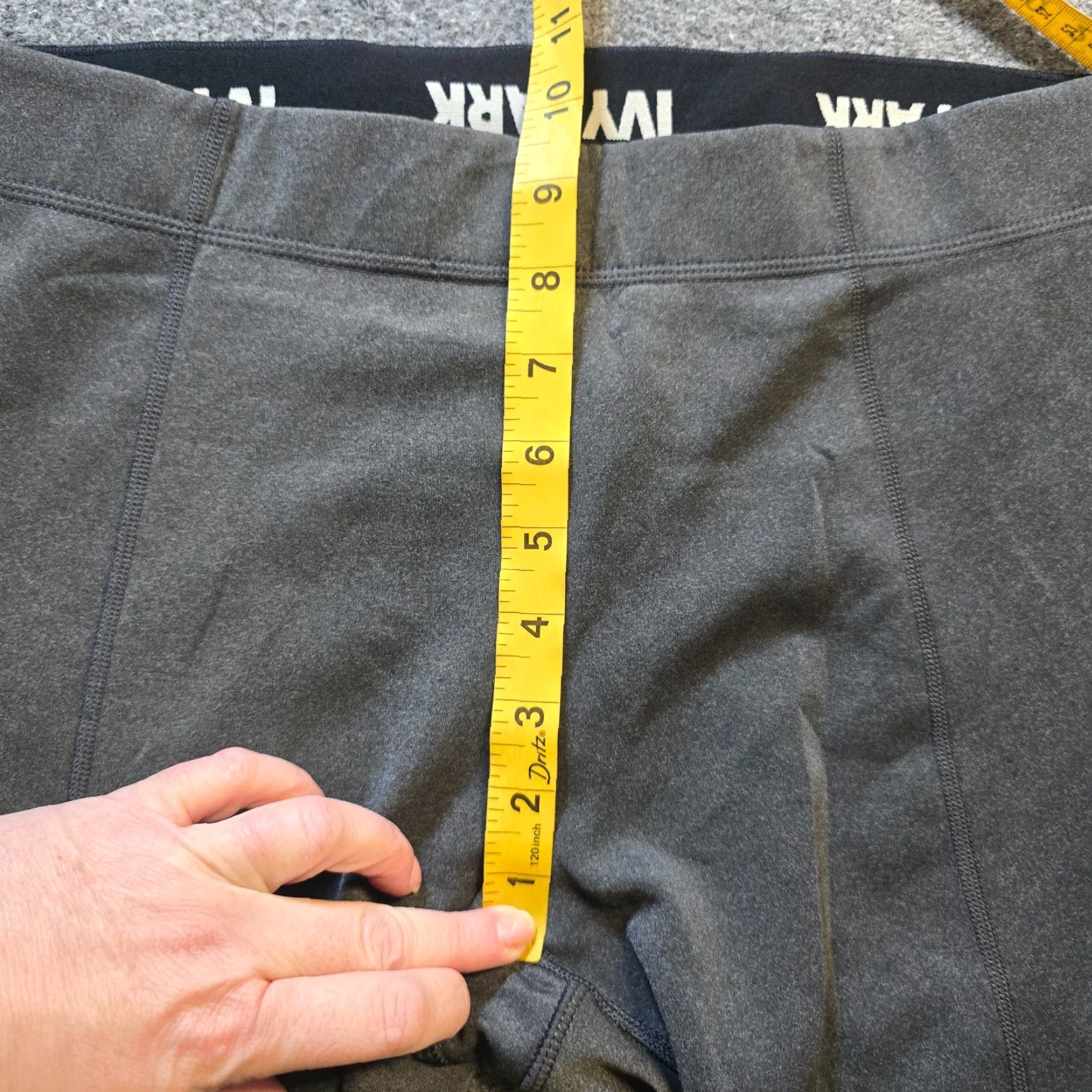 Ivy Park VINTAGE Ivy Park Leggings Womens Size Large Gray Stretch Ankle Pants Athletic Casual Size 36" / US 14 / IT 50 - 6 Thumbnail