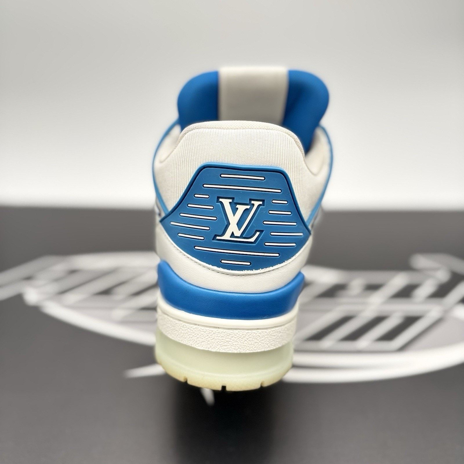 Louis Vuitton Louis Vuitton Trainer Mid ‘ White, Blue ’ | GREAT COND! Size US 10 / EU 43 - 12 Thumbnail
