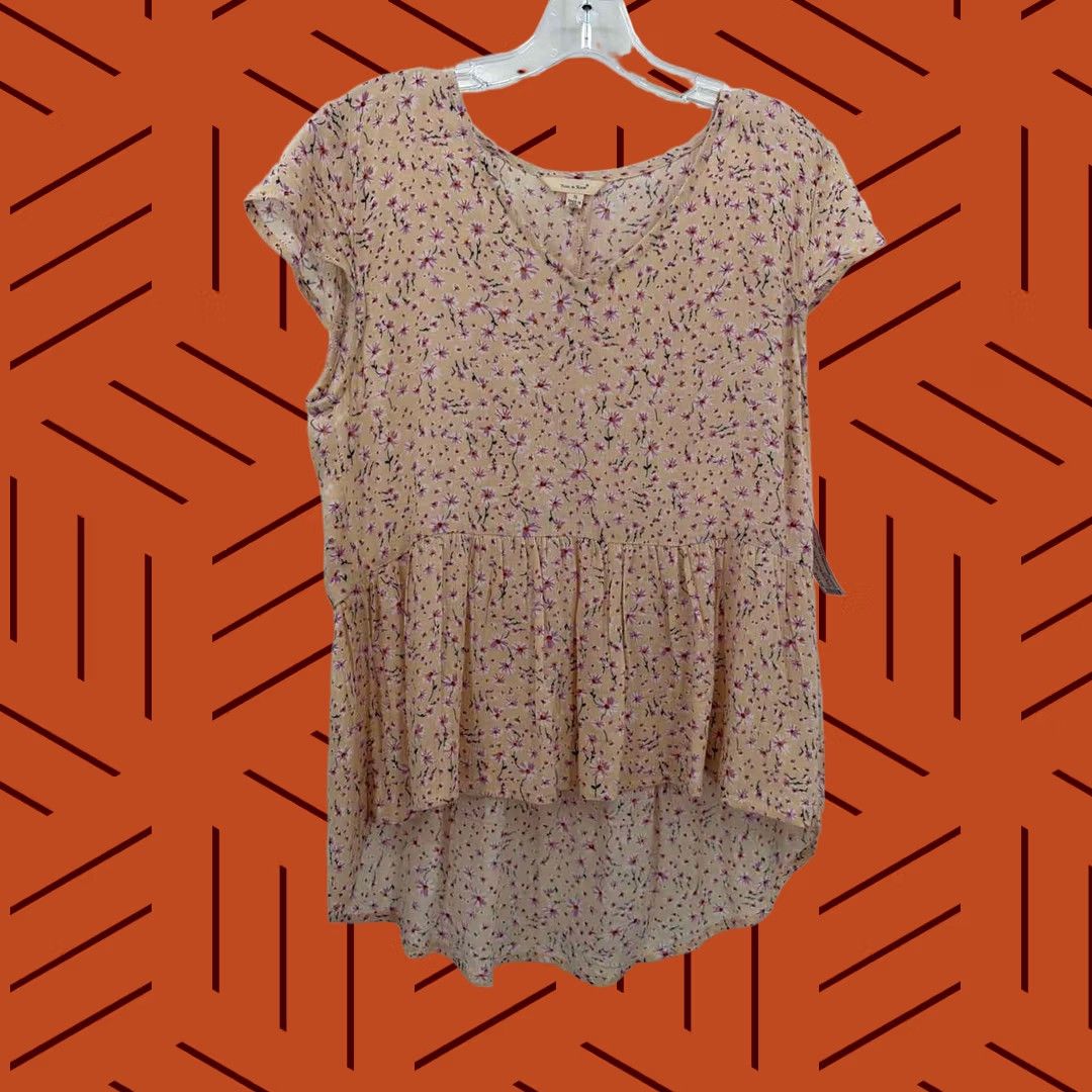Vintage Sim & Sam Pink Blouse Size Small Size S / US 4 / IT 40 - 1 Thumbnail