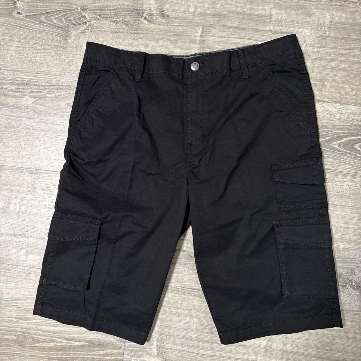 George George Men's Cargo Shorts, Size 38, 14" Inseam,Black Size US 38 / EU 54 - 5 Thumbnail