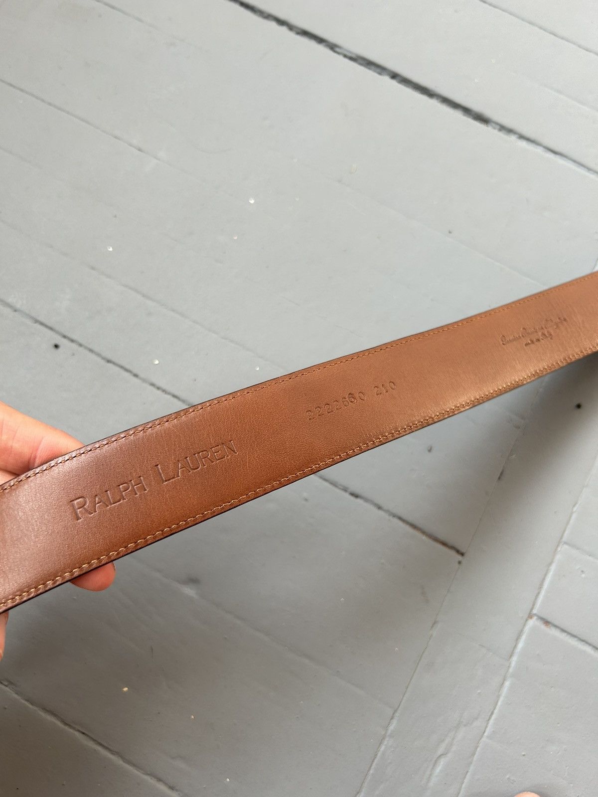 Ralph Lauren Ralph Lauren alligator leather belt silver 925 Size ONE SIZE - 8 Thumbnail