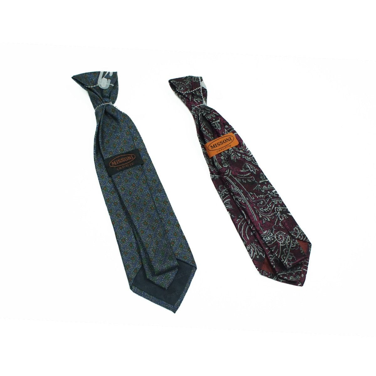 Missoni *NoTariff Missoni Paisley Pattern Ties Set of 2 Size ONE SIZE - 1 Thumbnail