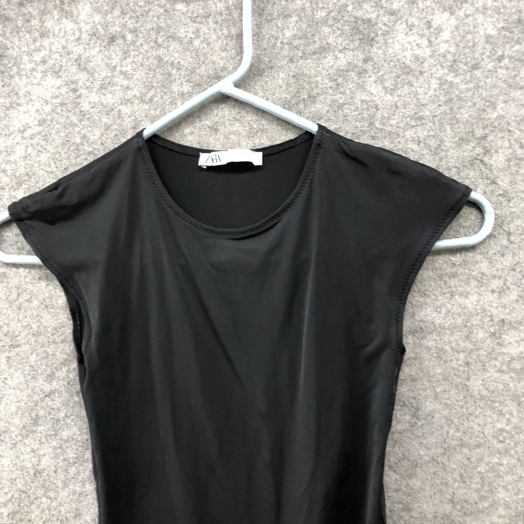 Zara Zara Bodysuit Womens S Sleeveless Black Shapewear Stretchy Basic Size S / US 4 / IT 40 - 3 Thumbnail