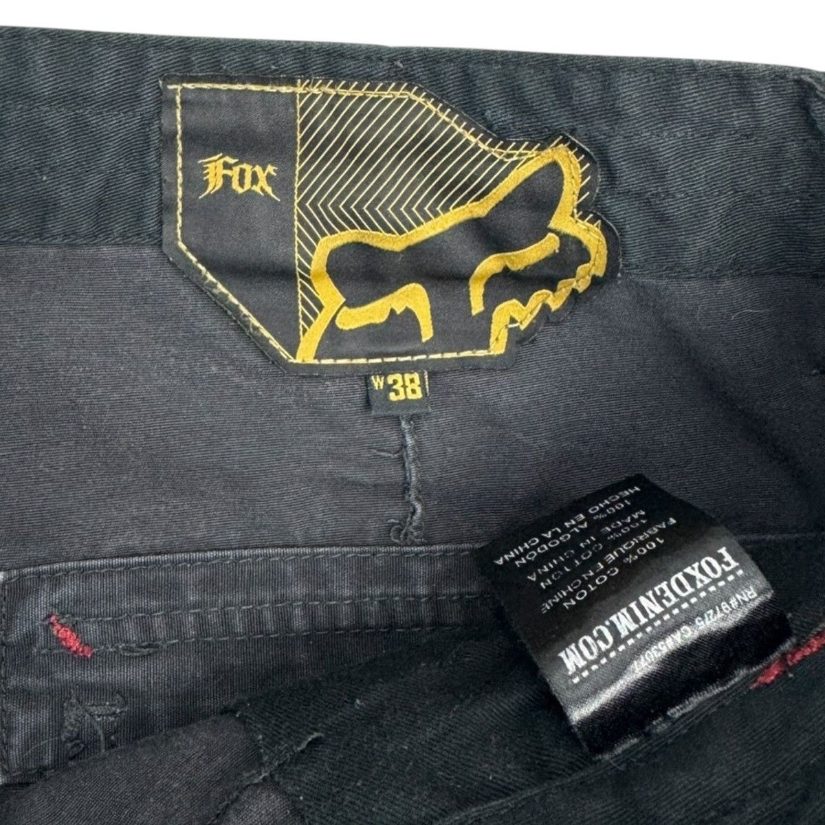 Fox Racing Y2K Fox Racing Embroidered Bark Camo Cargo Shorts Size US 38 / EU 54 - 8 Thumbnail