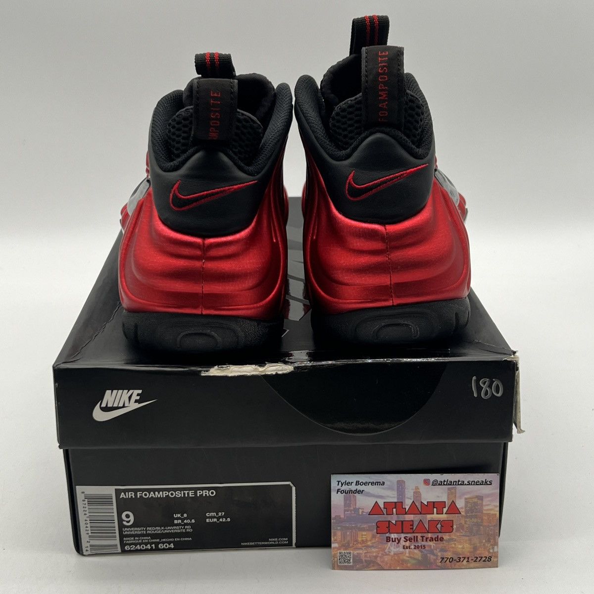 Nike Air Foamposite pro university red Size US 9 / EU 42 - 3 Thumbnail