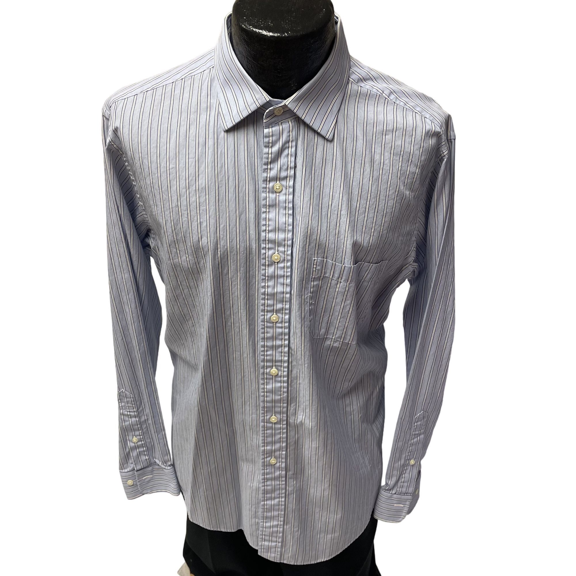 Brooks Brothers 346 Stripe Regular Fit Spread Collar Shirt