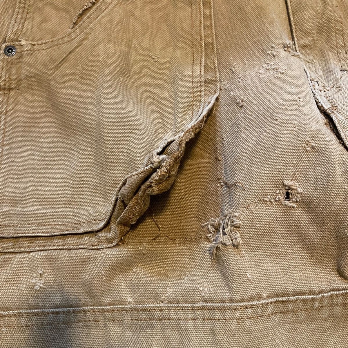 Dickies Vintage Dickies Distressed Cargo Carpenter Pants Size US 28 / EU 44 - 5 Thumbnail