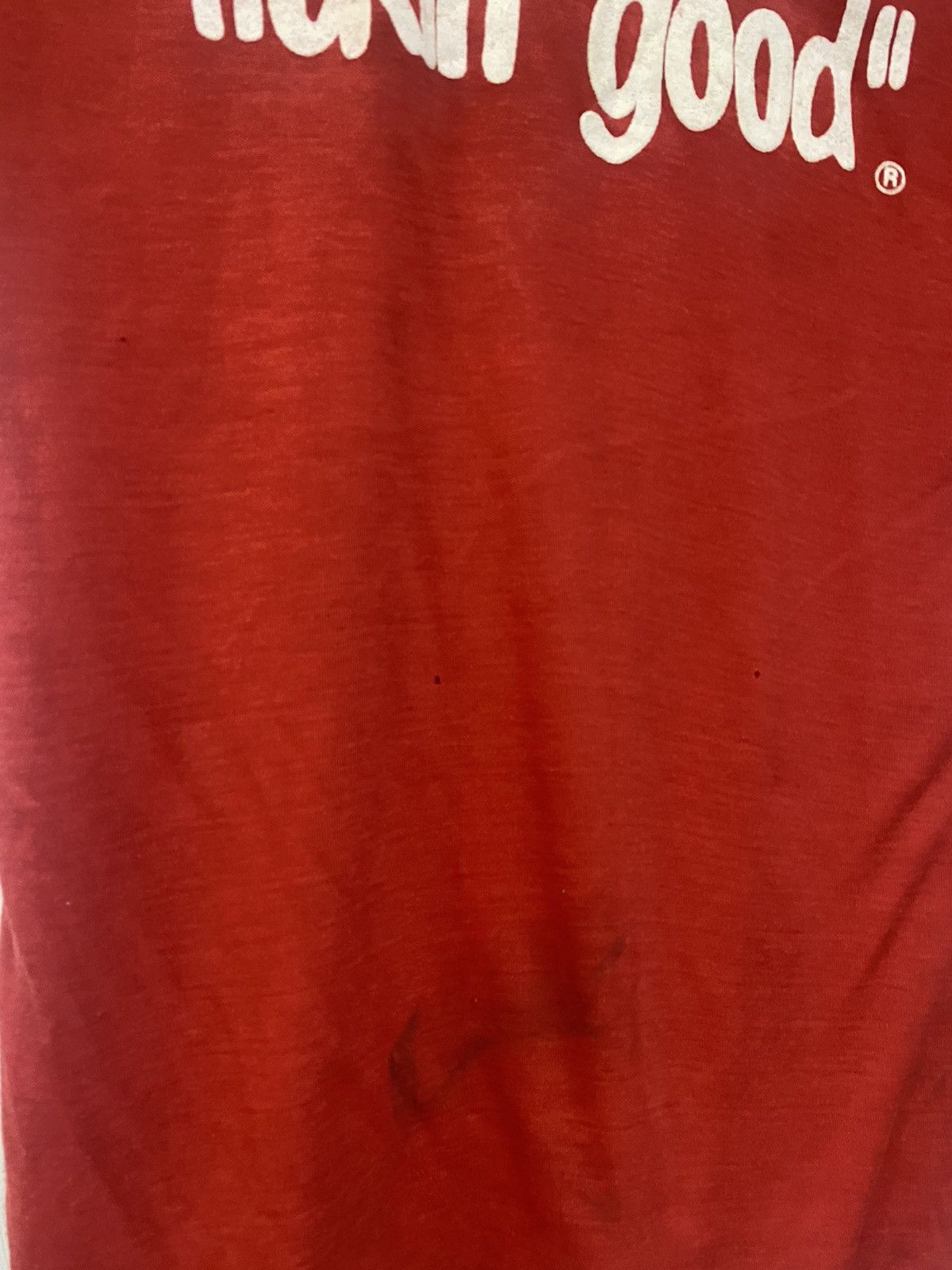 Vintage 💥OFFER PRICE💥VINTAGE 80s THRASHED KFC ITS FINGER LICKIN GOOD Size US M / EU 48-50 / 2 - 11 Thumbnail
