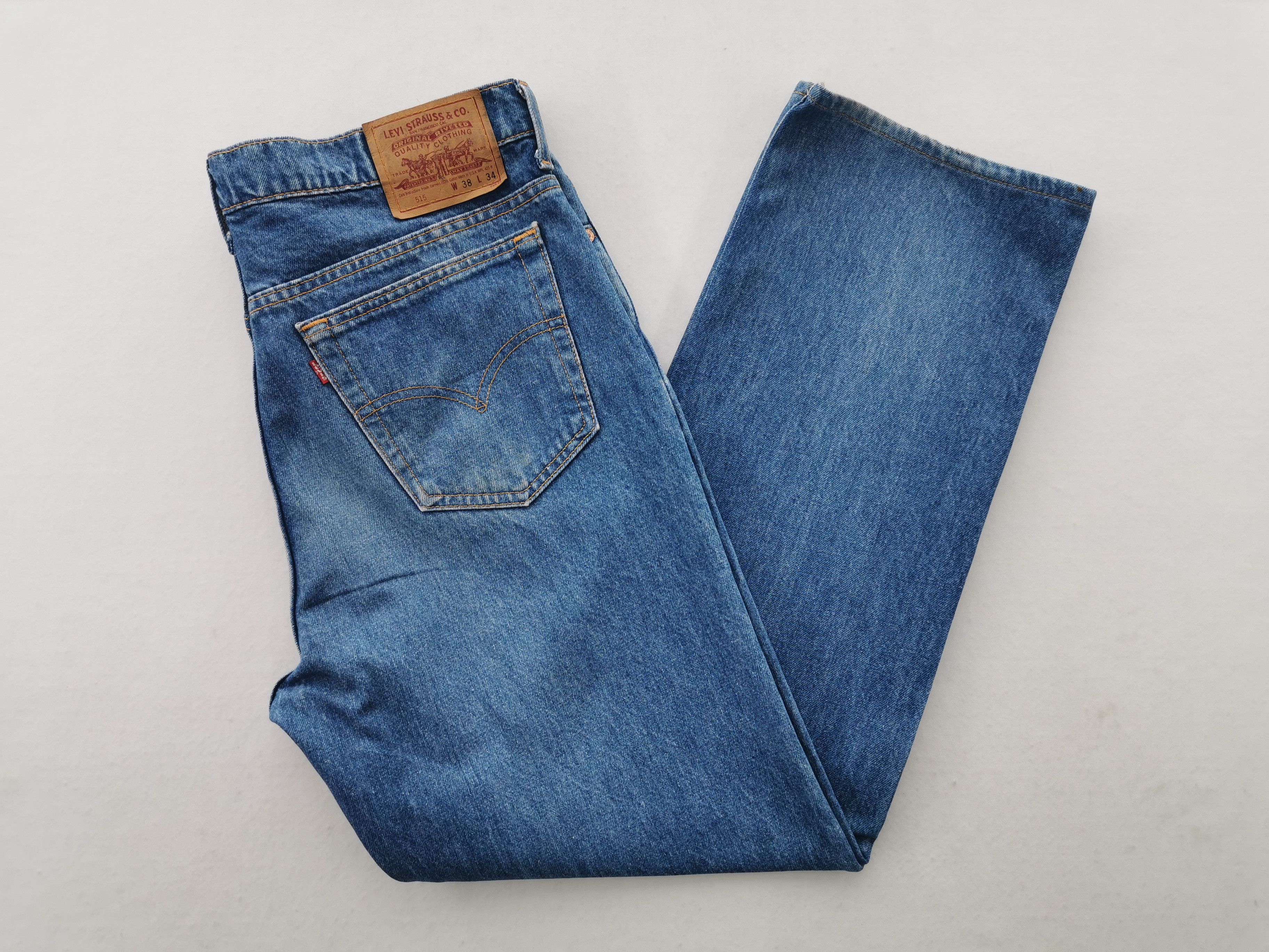 Levi's Vintage 90's Levis Lot 515 Denim Jeans Made In USA Size US 36 / EU 52 - 5 Thumbnail