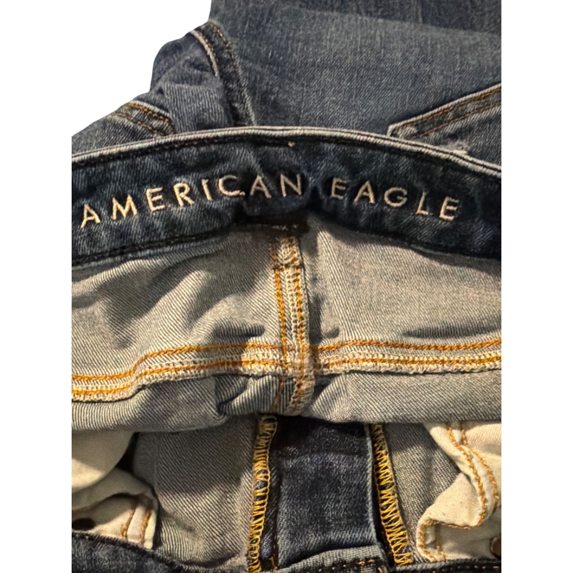 American Eagle Outfitters American Eagle Airflex+ Distressed Skinny Jeans Mens Size 32 Size US 32 / EU 48 - 5 Thumbnail