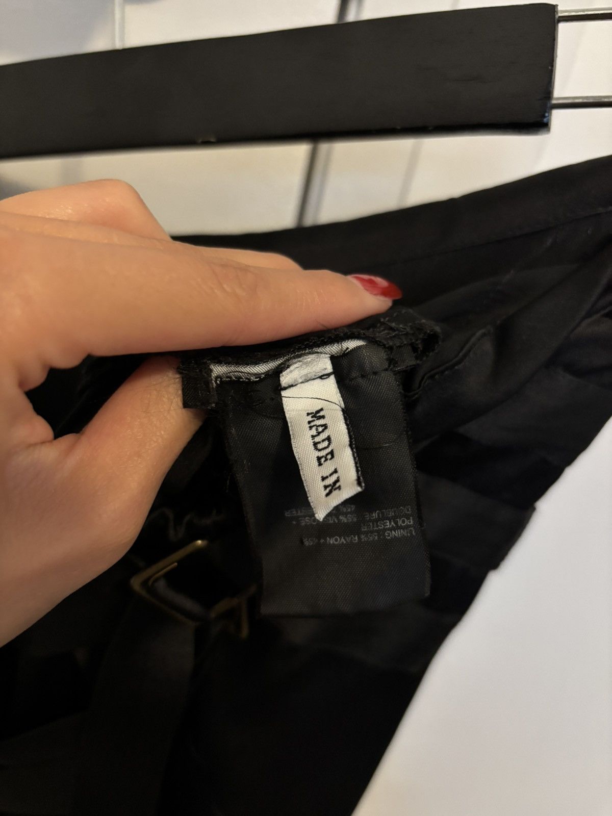 Ann Demeulemeester Ann Demeulemeester Black Silk Strap Skirt Size 27" / US 4 / IT 40 - 6 Thumbnail