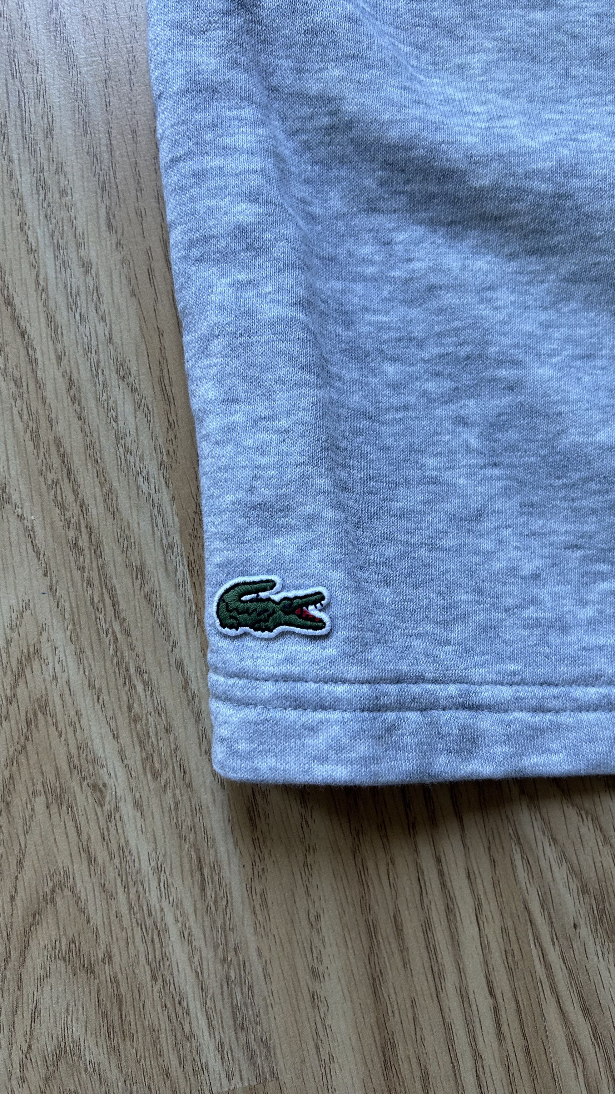 Lacoste × Vintage Lacoste SPORT Fleece Shorts - Gray Size US 29 - 2 Thumbnail