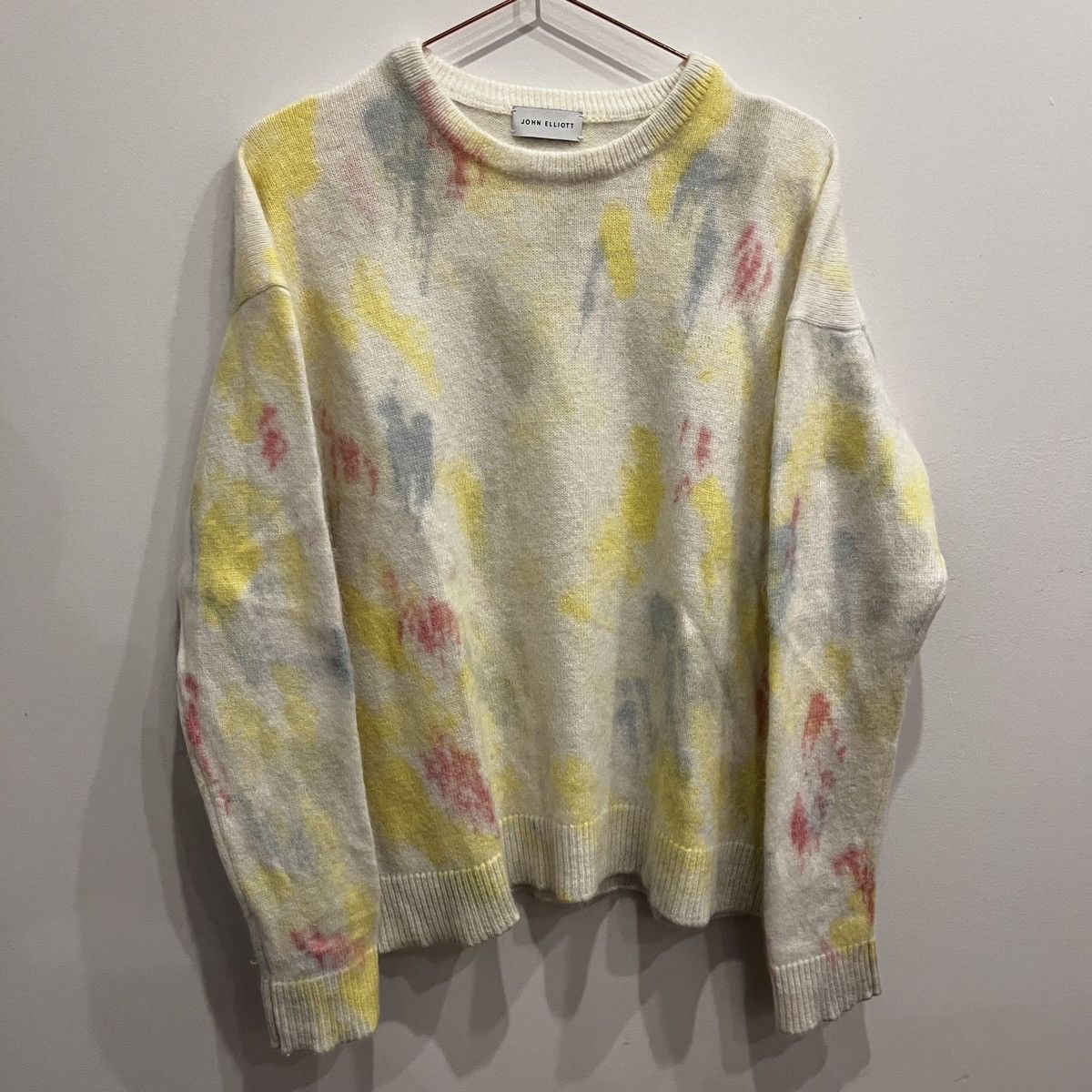 John Elliott John Elliot Angora Painted Sweater (unisex) Size US S / EU 44-46 / 1 - 7 Thumbnail