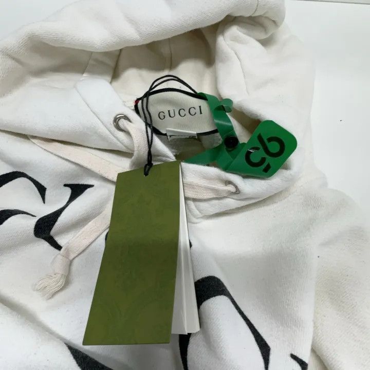 Gucci Gucci Gucci Logo Print Hoodie for Men -2506 Size US L / EU 52-54 / 3 - 3 Thumbnail