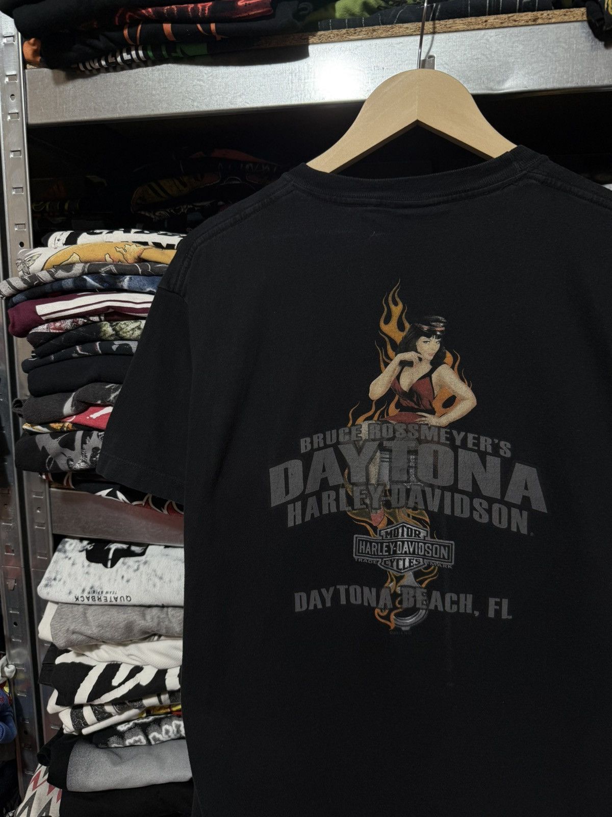 Harley Davidson Vintage 2014 Bruce Rossmeyer’s Harley Davidson T-Shirt Y2K Size US L / EU 52-54 / 3 - 3 Thumbnail