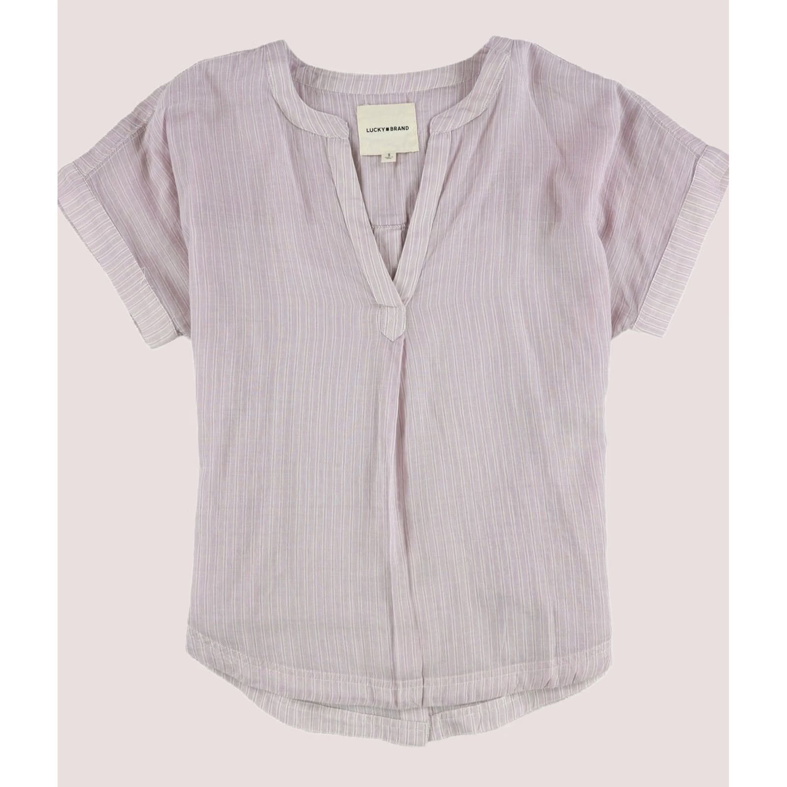 Lucky Brand Lucky Brand Womens Camp Popover Knit Blouse 2XL medpurple Size XXL / US 16-18 / IT 52-54 - 1 Thumbnail