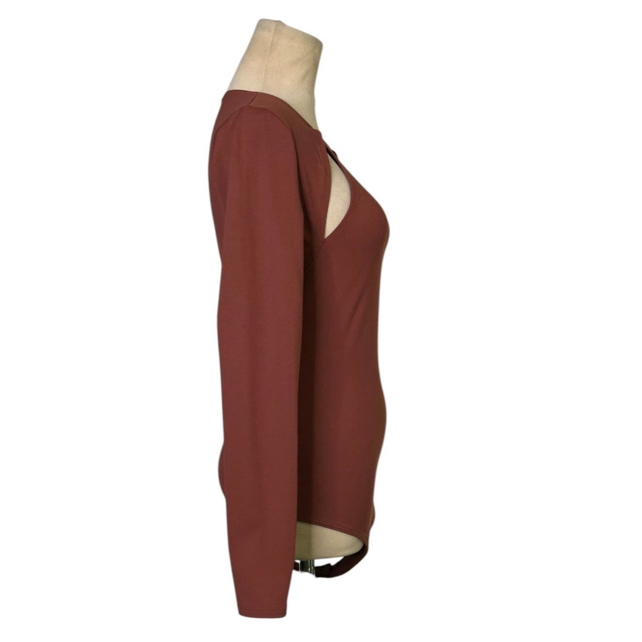 Abercrombie & Fitch Abercrombie & Fitch Brown Cutout Bodysuit size Small Size S / US 4 / IT 40 - 10 Thumbnail