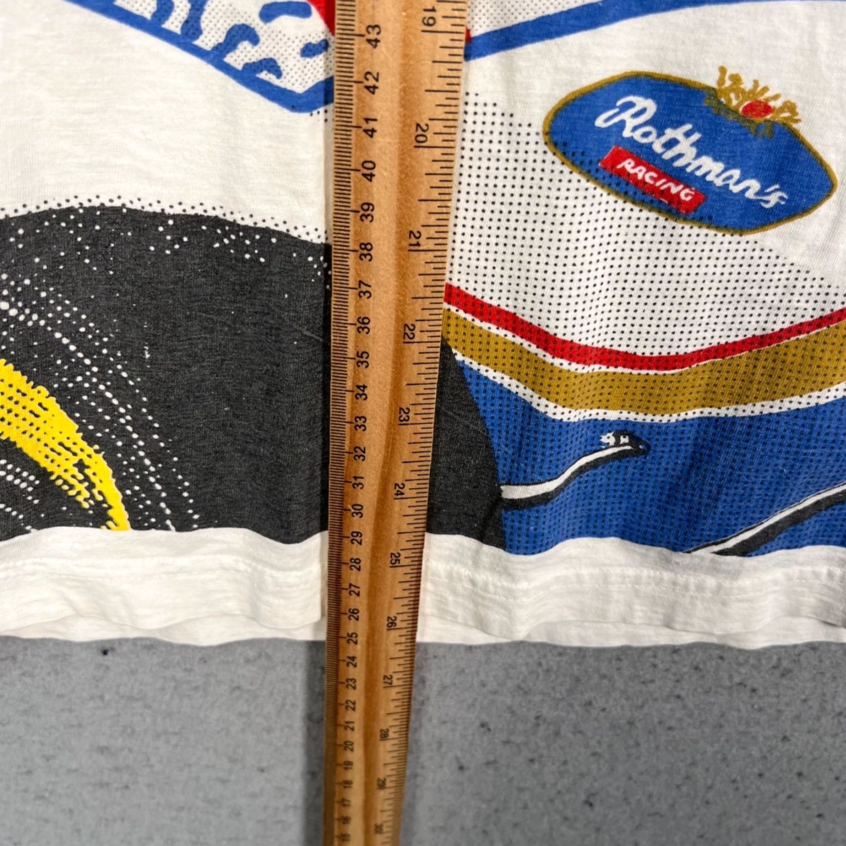 Vintage VINTAGE Nigel Mansell F1 Grand Prix 1994 Rothmans Formula 1 Racing T-Shirt M White Nike? Size US M / EU 48-50 / 2 - 6 Thumbnail
