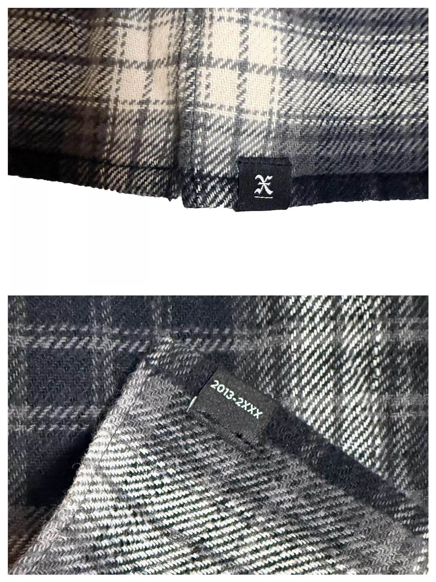 roarguns roarguns×godselectionxxx black flannel check shirt Size US L / EU 52-54 / 3 - 7 Thumbnail