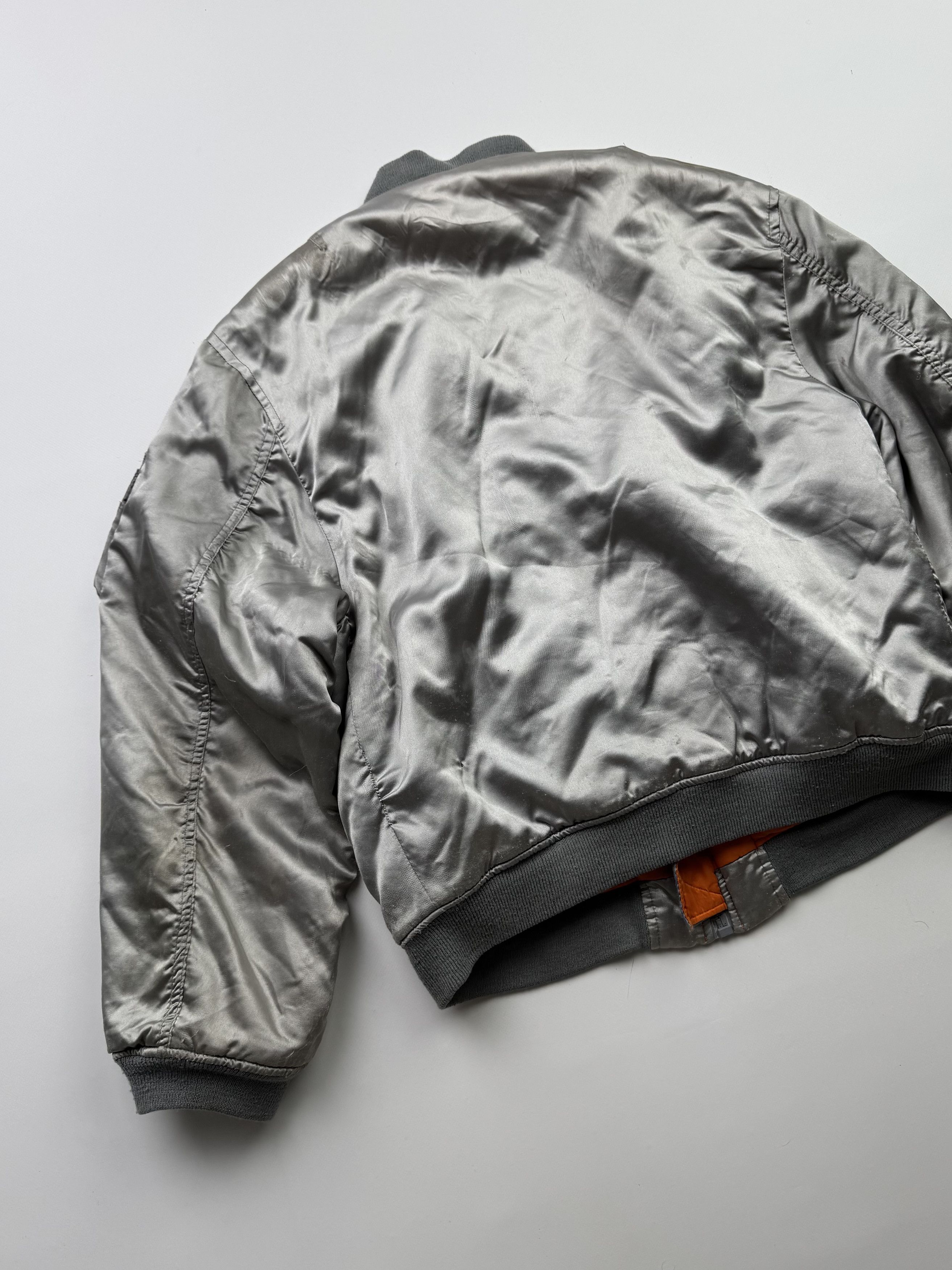 Japanese Brand Vintage Thrashed Bomber Jacket B764(V291)E2 Size US M / EU 48-50 / 2 - 13 Thumbnail