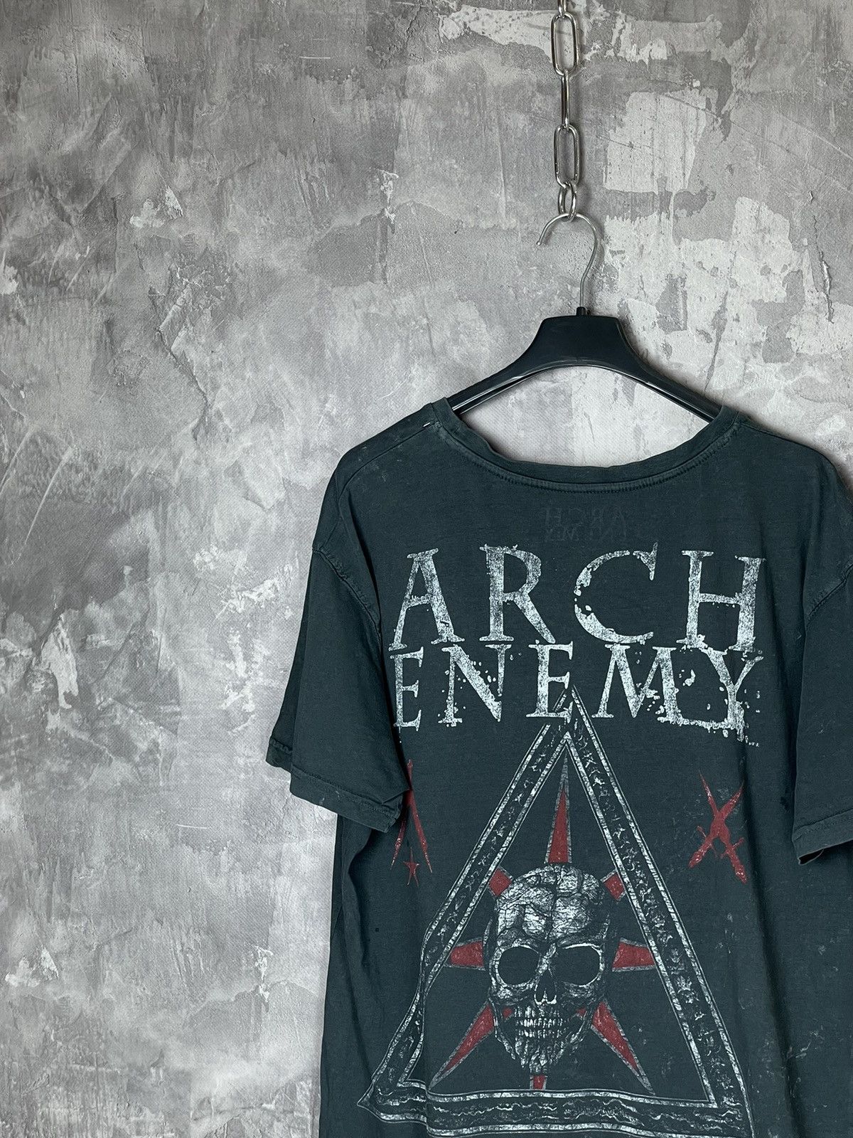 Band Tees × Vintage Vintage Arch Enemy Pure Fu*ing Metal T Shirt Tour Band Tee Size US M / EU 48-50 / 2 - 3 Thumbnail