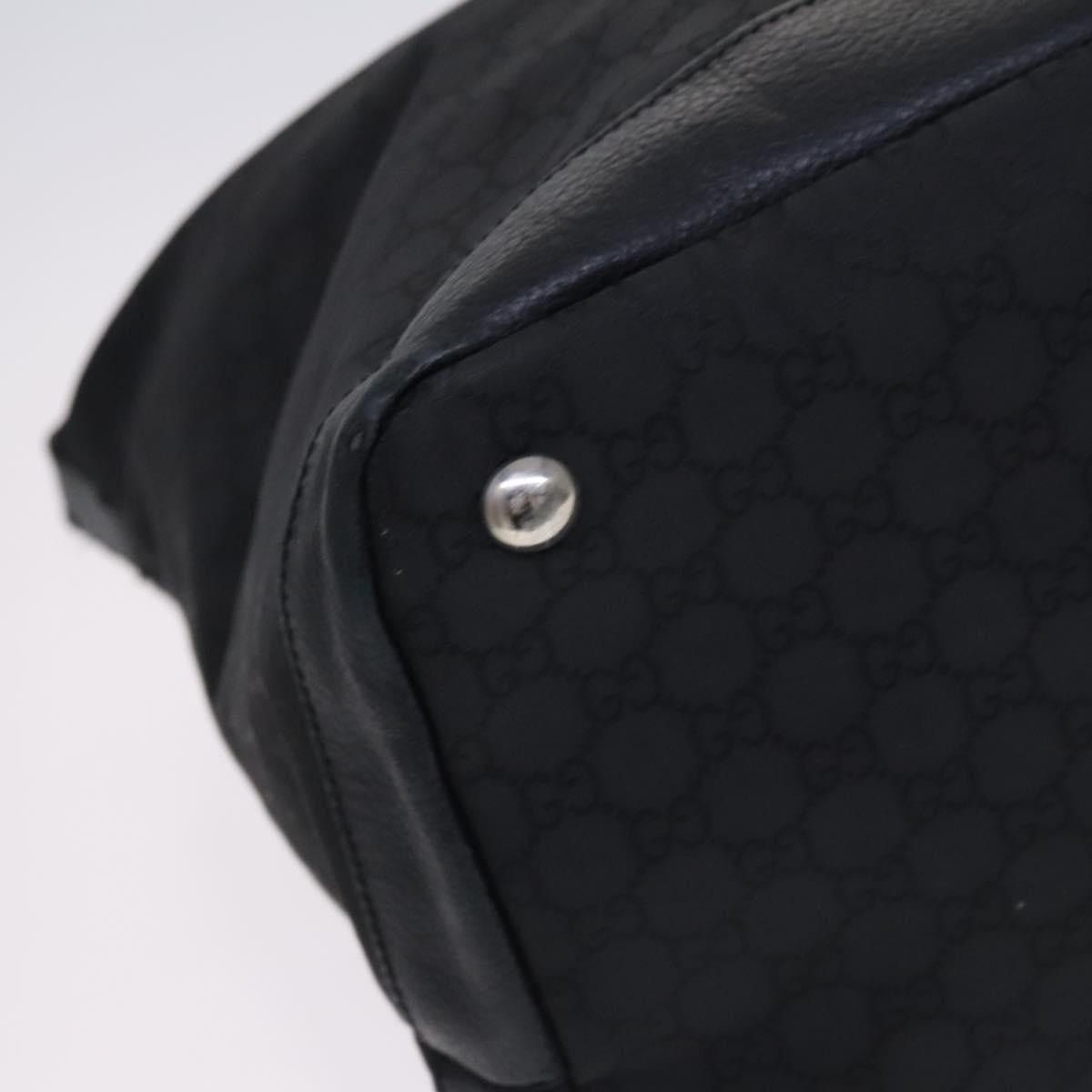 Gucci GUCCI GG Canvas Shoulder Bag Nylon Black Silver Size ONE SIZE - 11 Thumbnail