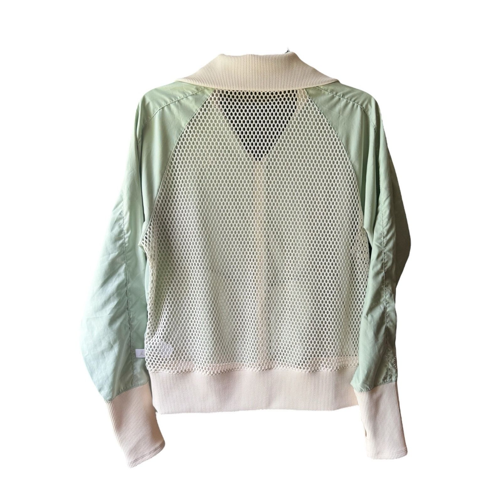 Jordan Brand Air Jordan Bephies Track Women's Jacket Sage-Pale Ivory SZ M Size M / US 6-8 / IT 42-44 - 7 Thumbnail