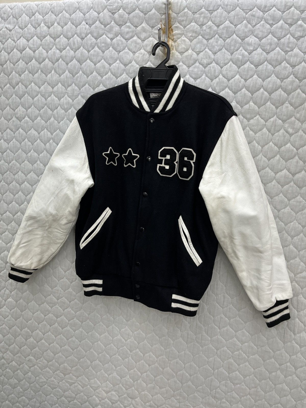 Other 🔥🔥🔥STEALS VARSITY LEATHER SLEEVE JACKET Size US M / EU 48-50 / 2 - 3 Thumbnail