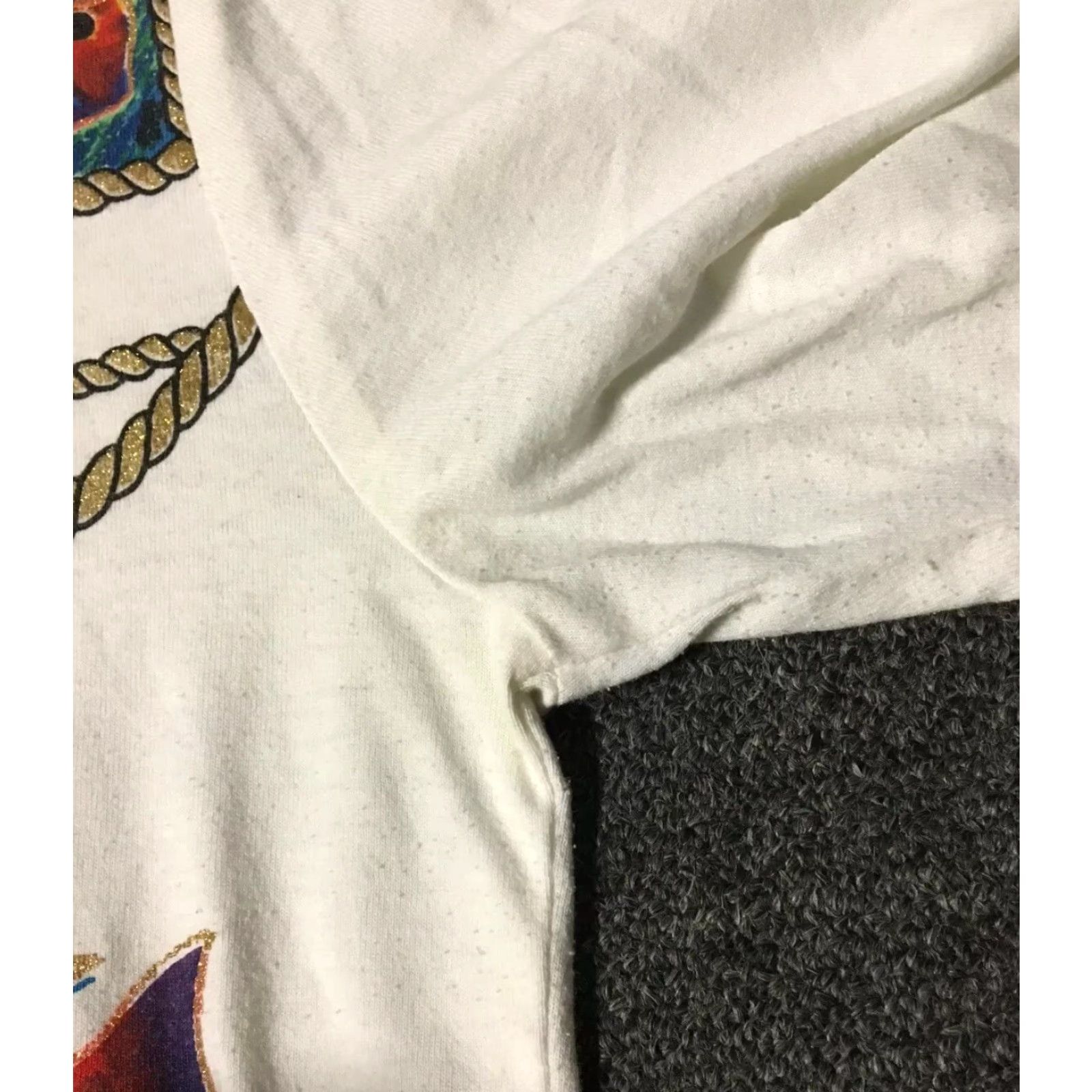 Vintage VINTAGE KWBL Los Angeles Fish Shirt XL White USA Sailing Ocean Beach 90s T-Shirt Mens Size US XL / EU 56 / 4 - 5 Thumbnail