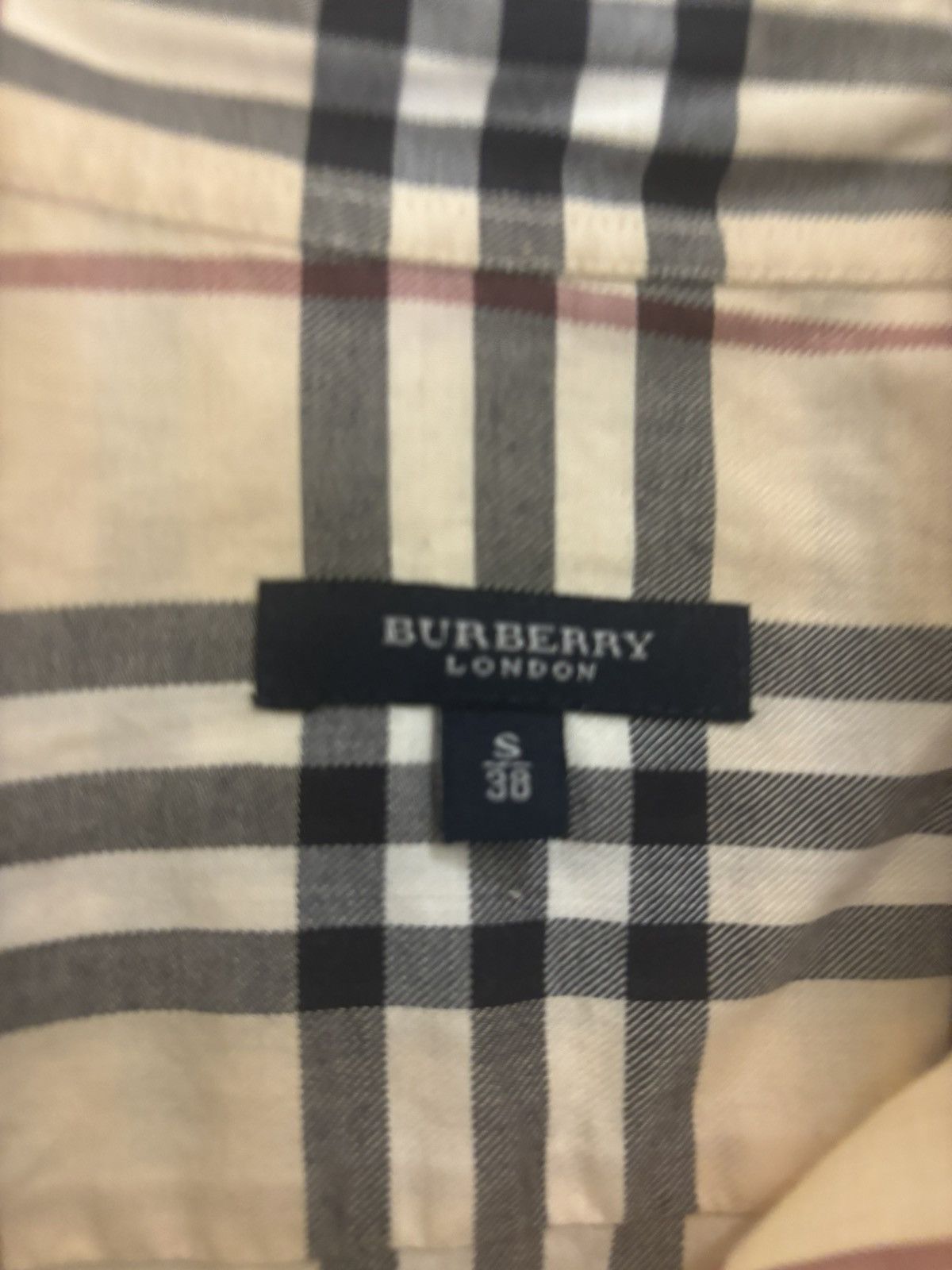 Burberry Burberry Mens Button Up Size US S / EU 44-46 / 1 - 2 Thumbnail